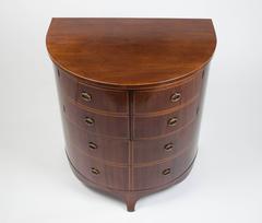 Pair of Gillows demi-lune Side Cabinets