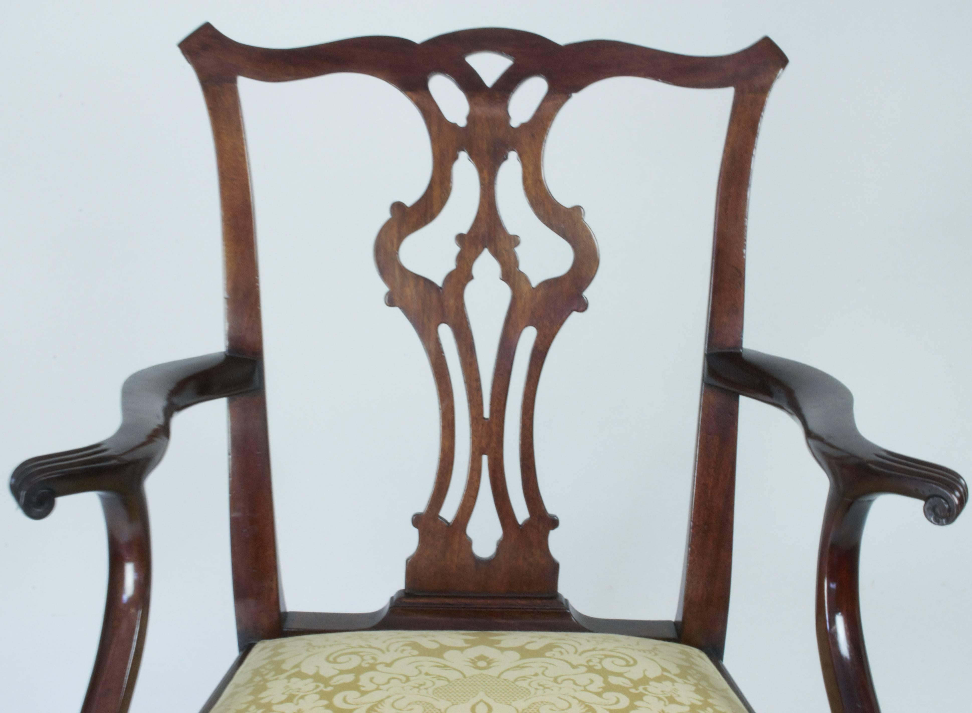 Great Britain (UK) Set of Eight Dining Chairs
