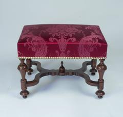 17th Century Walnut Stool