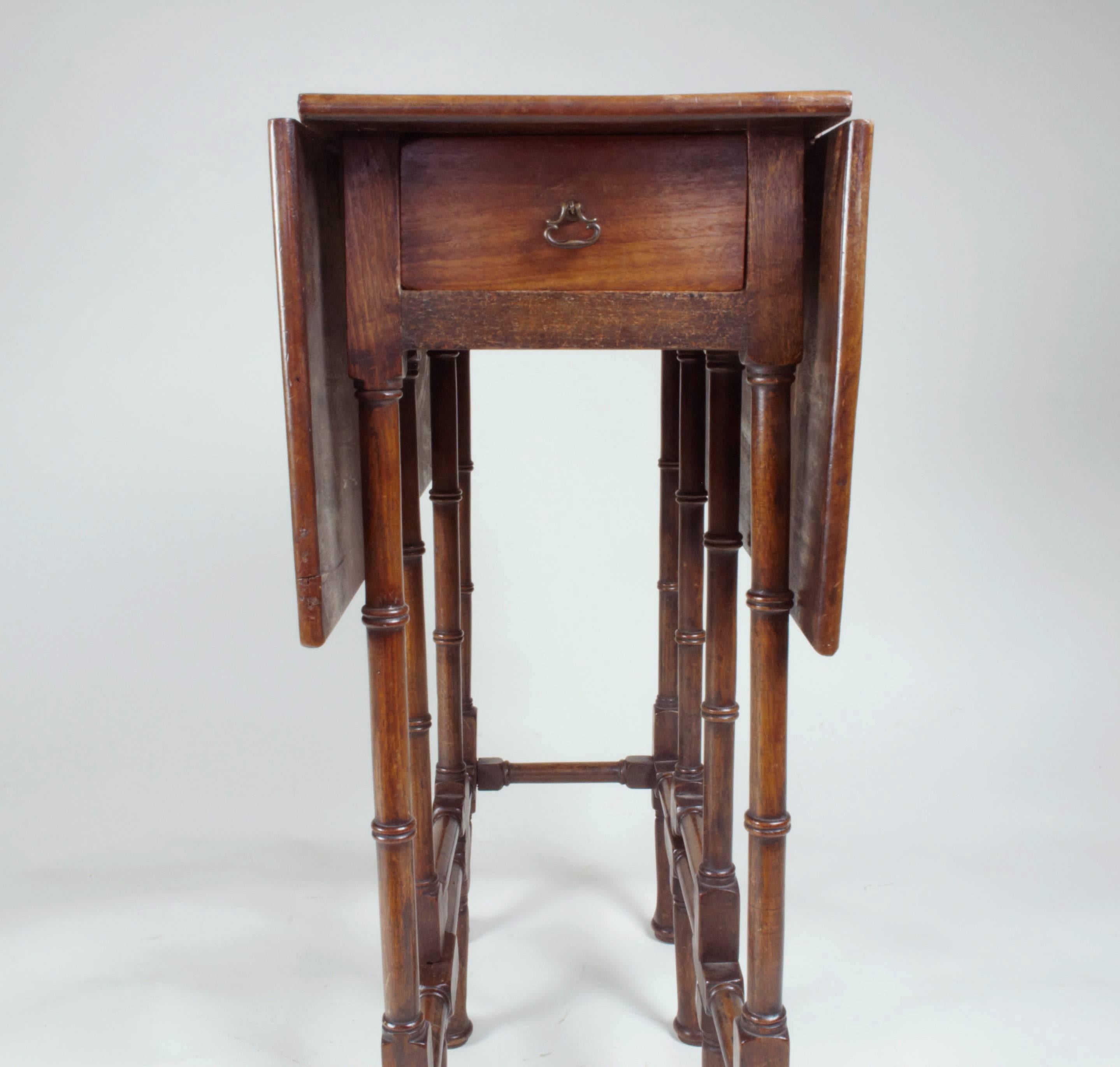 18th Century Mahogany Spider-Leg Occasional Table For Sale 2