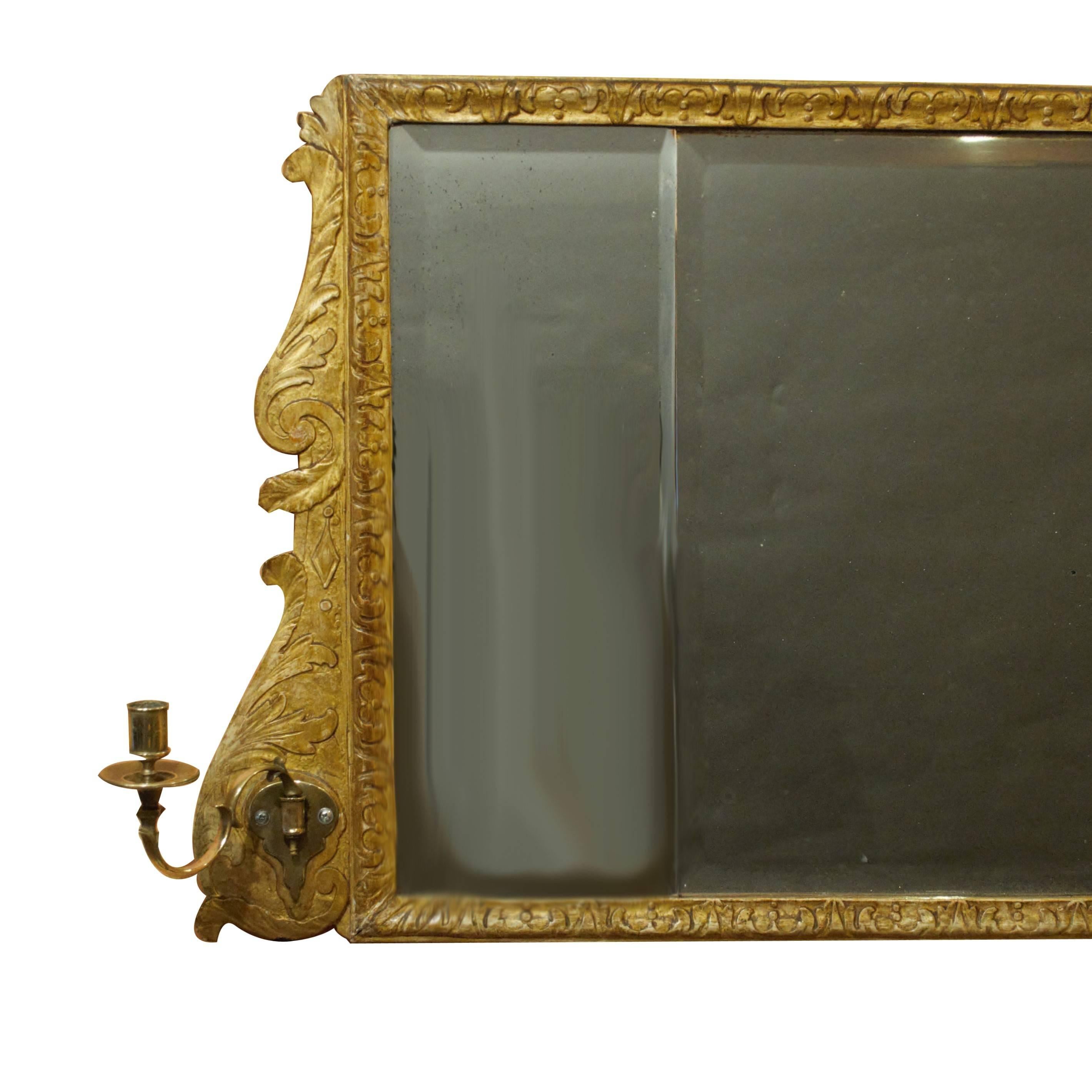 British George II Overmantel 'Overmantle' Mirror For Sale