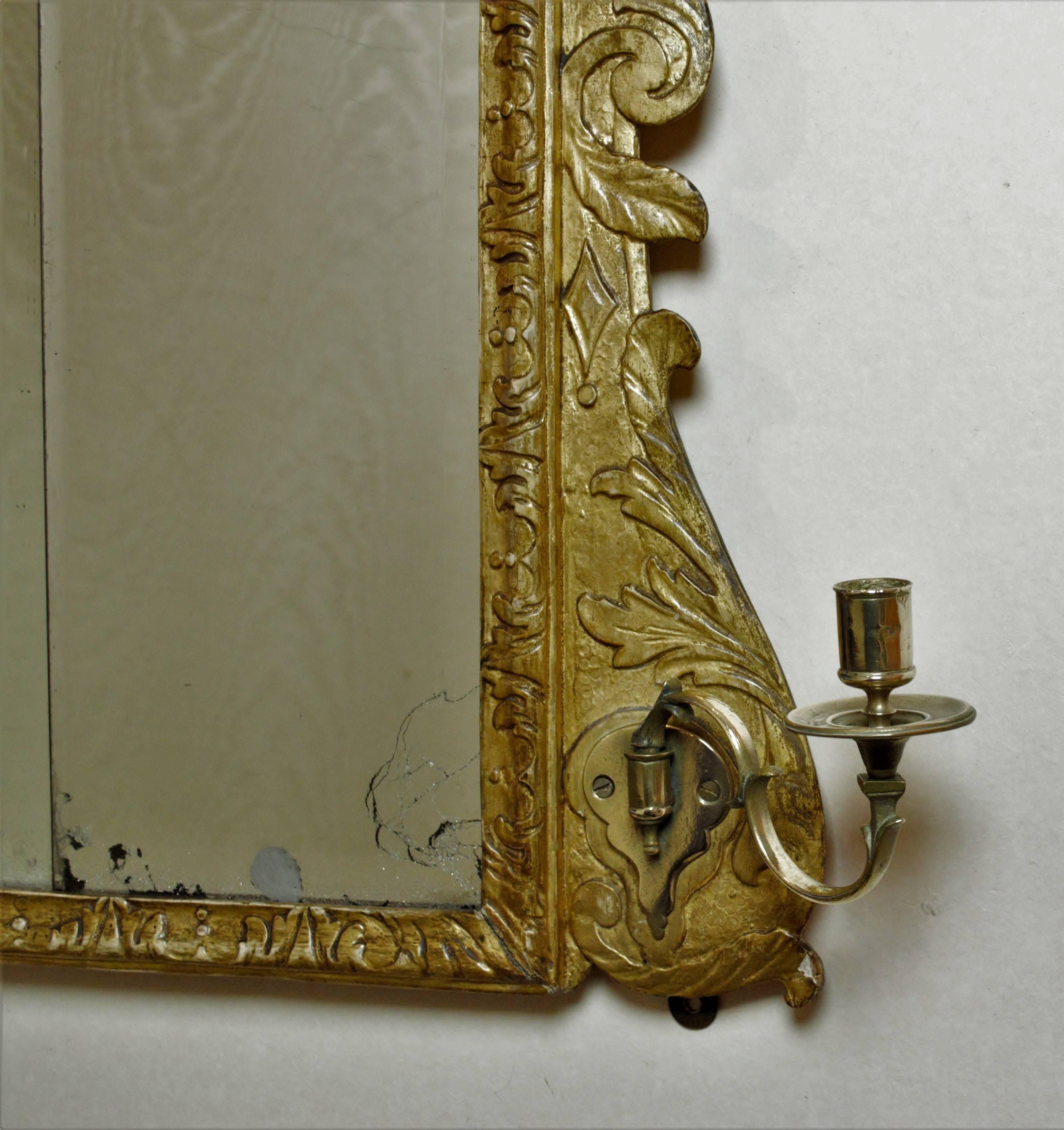 George II Overmantel 'Overmantle' Mirror In Good Condition For Sale In Folkestone, Kent