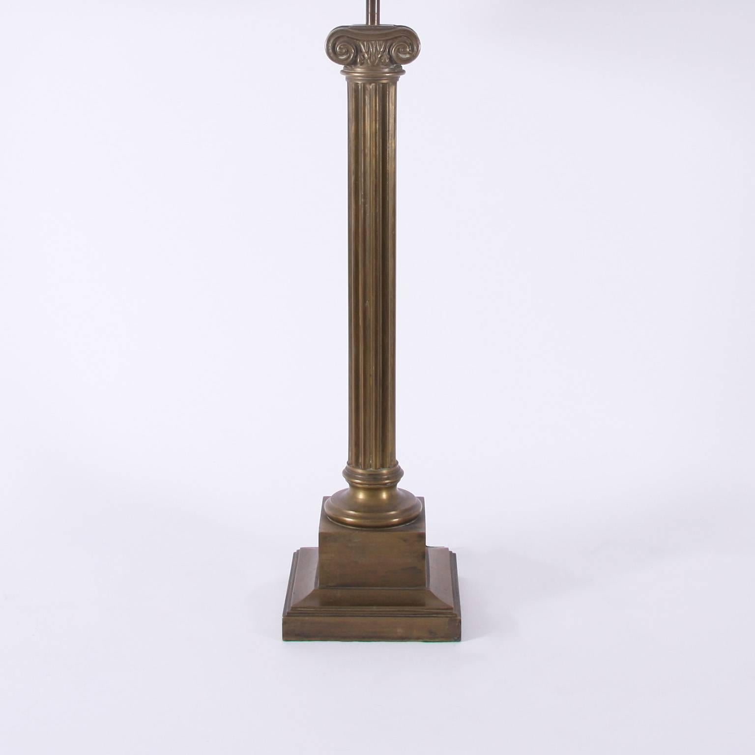 Pair of Column Table Lamps, French, Mid-20th Century 1