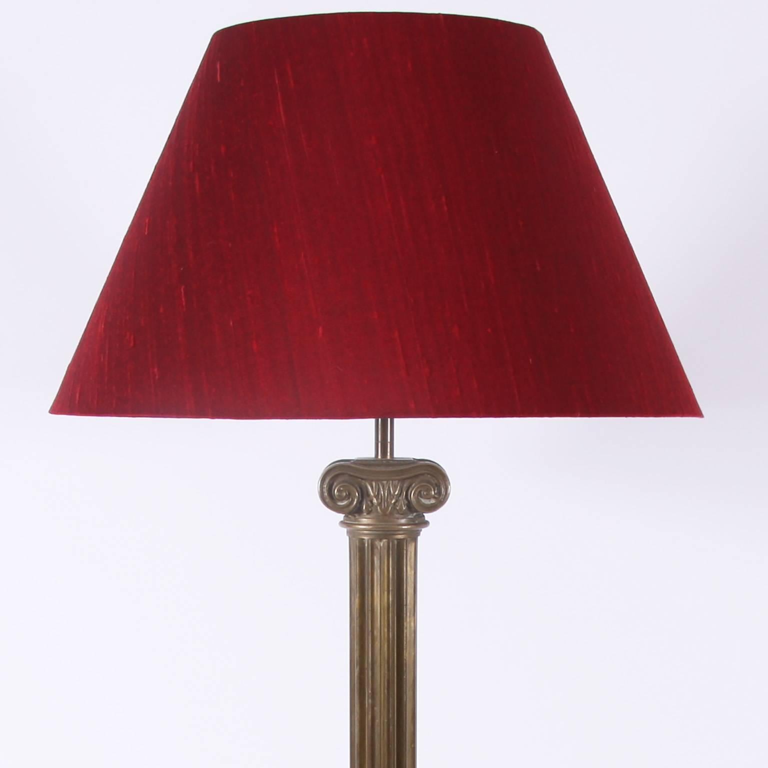 Pair of Column Table Lamps, French, Mid-20th Century 2