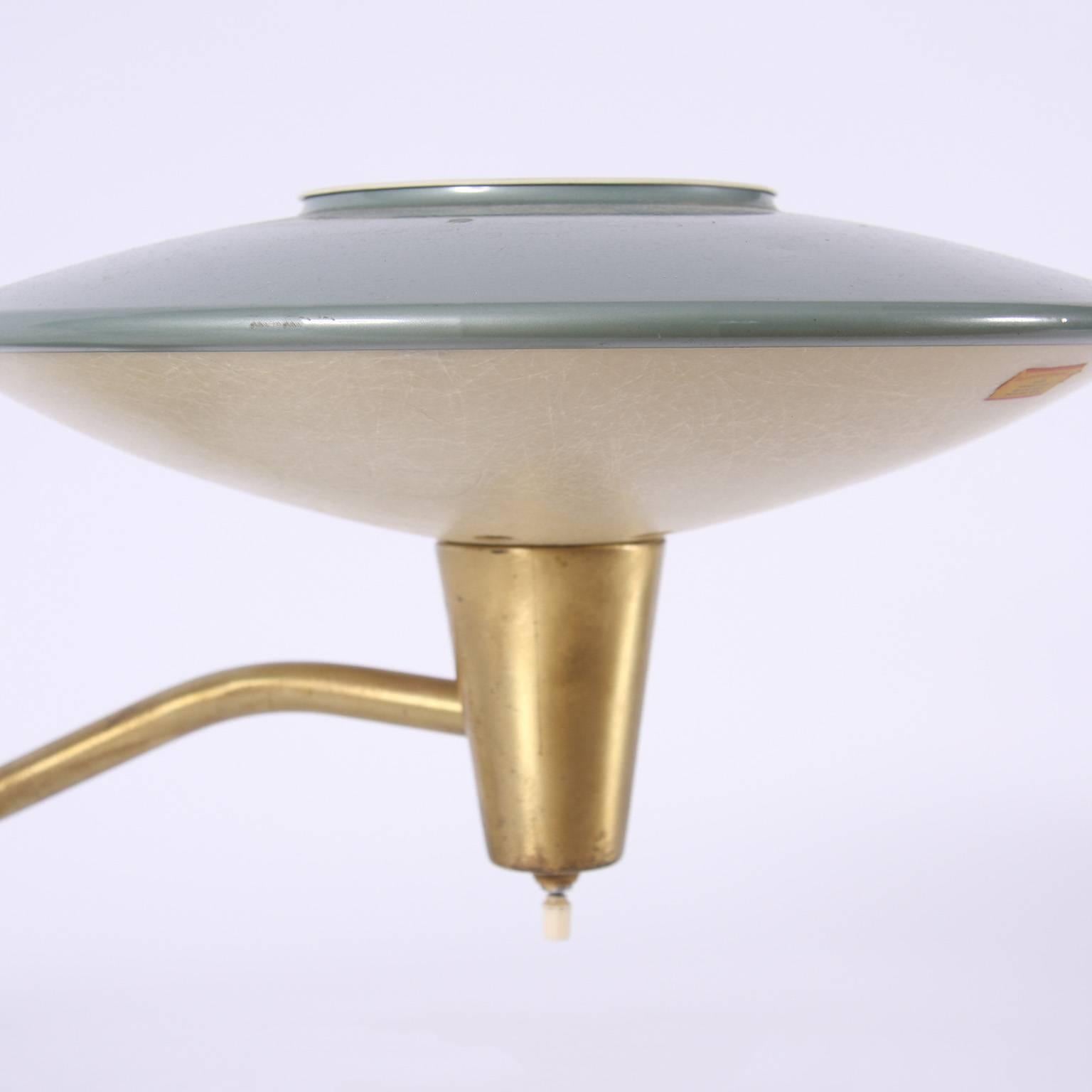 Aluminum Light Green Dazor Lamp, American, circa 1960