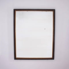 Large Early 20th Century Faux Bois Mirror