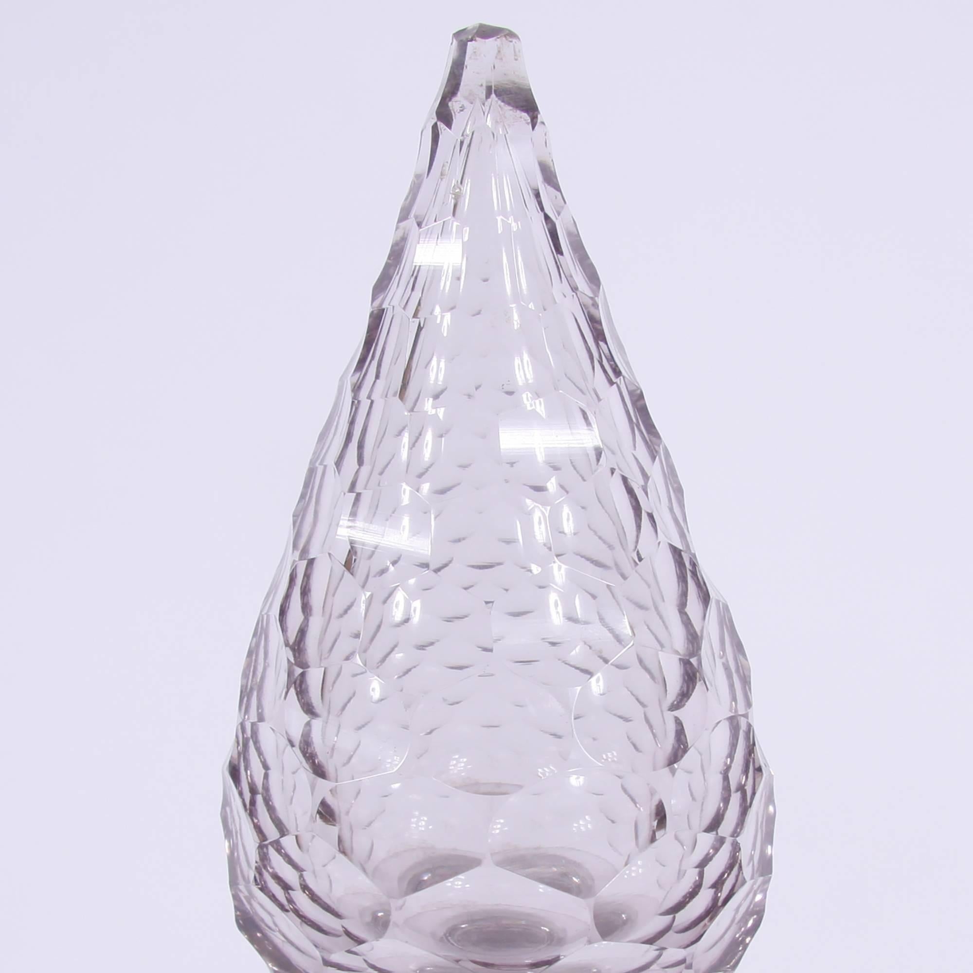 Glass 19th Century Belgium Apothecary Jar