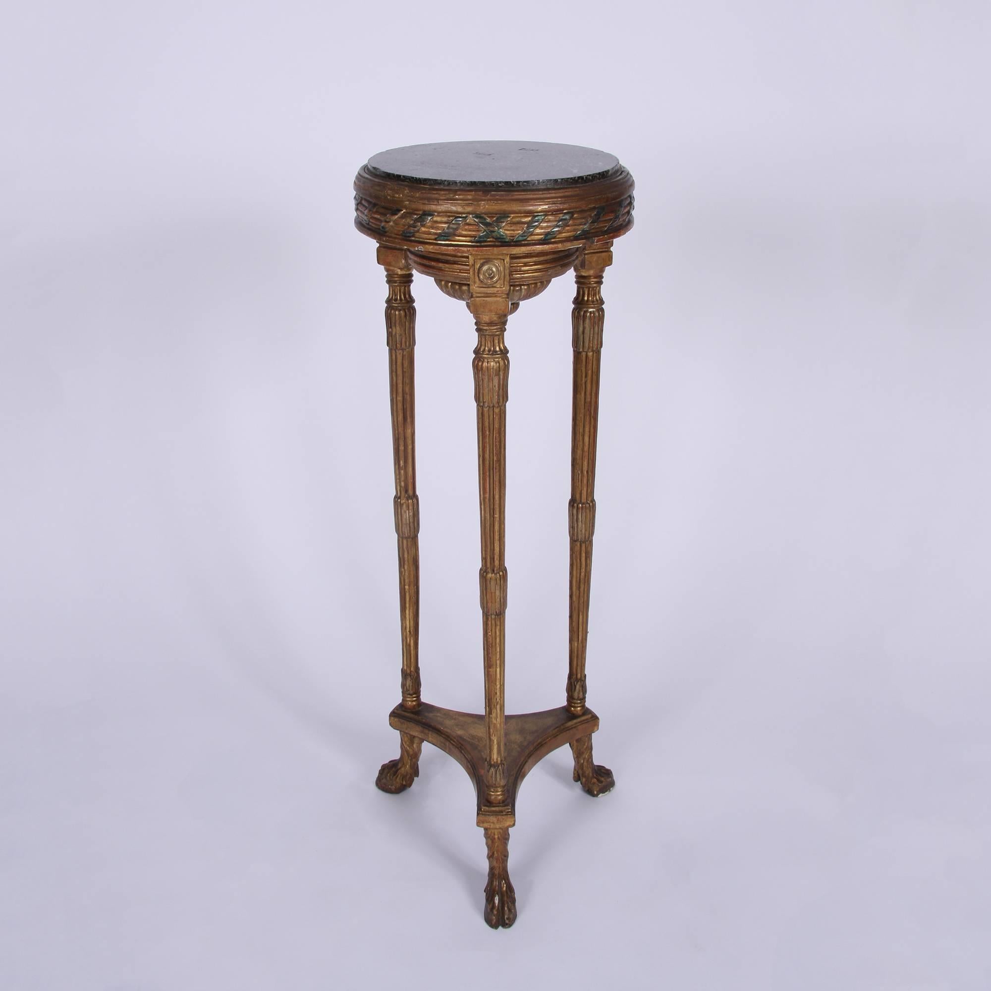 Pair of French Tall Giltwood Tables In Good Condition In London, GB