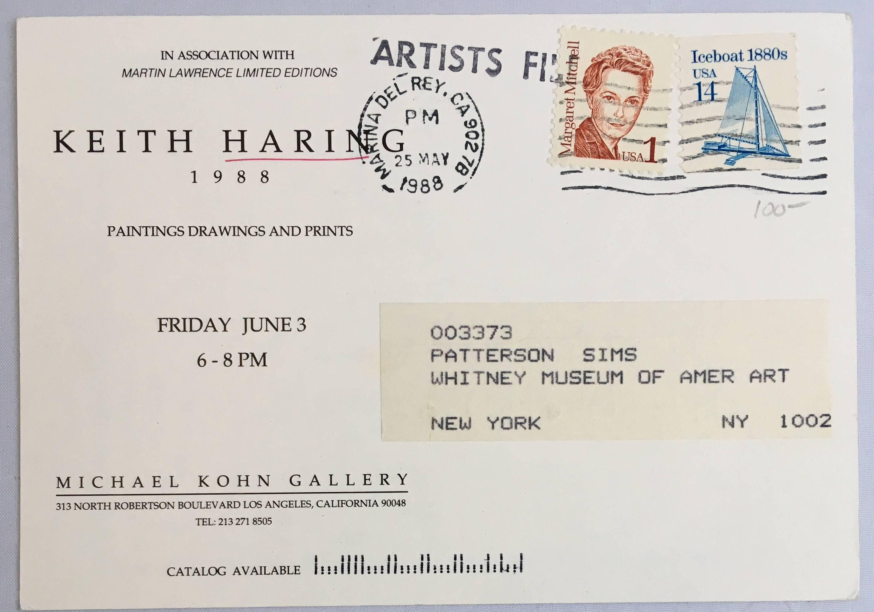 Vintage Keith Haring Handbills, Set of Two 1