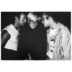 Keith Haring, Kenny Scharf, Andy Warhol ‘Patrick Mcmullan Press Cards’