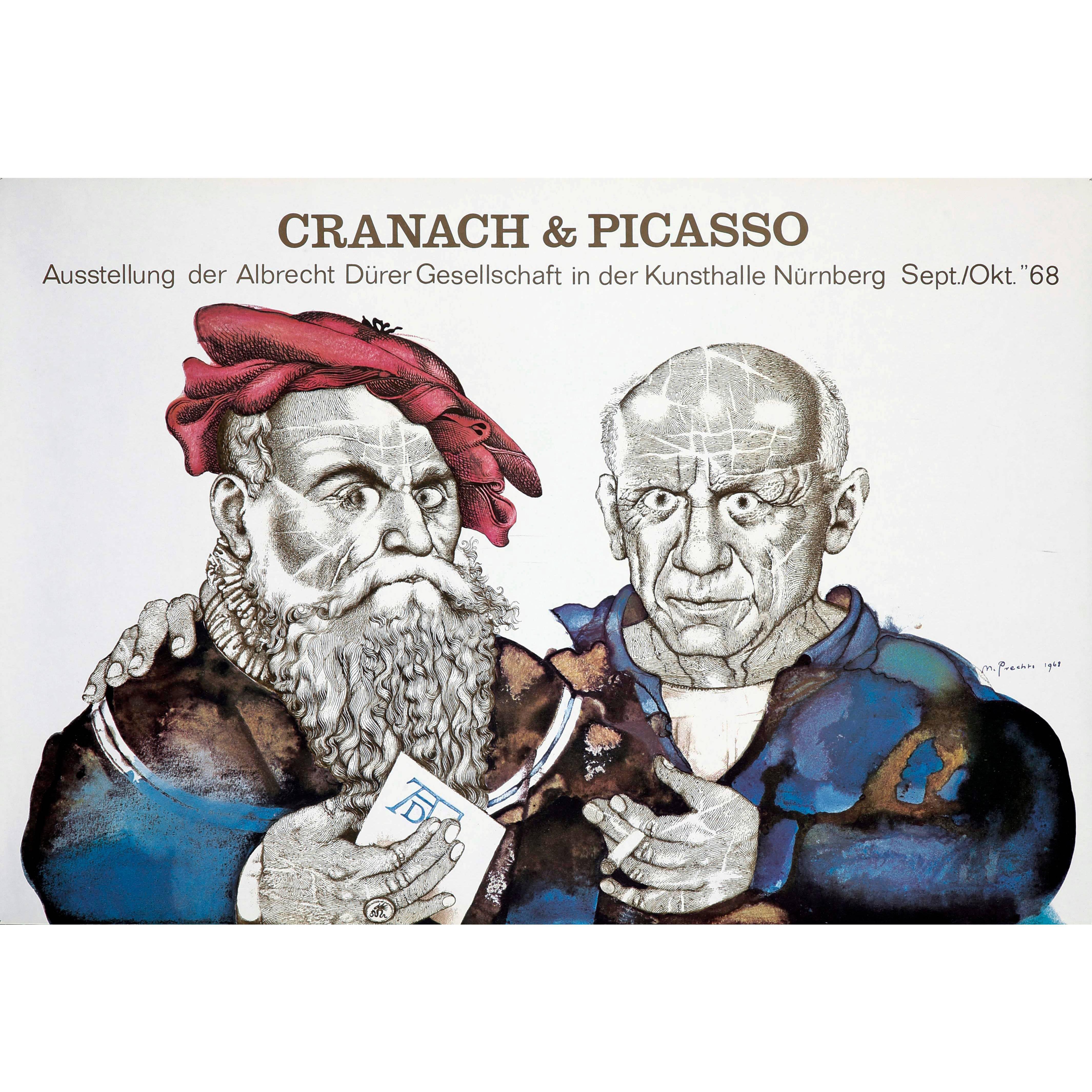 Cranach and Picasso by Michael Mathias Prechtl For Sale