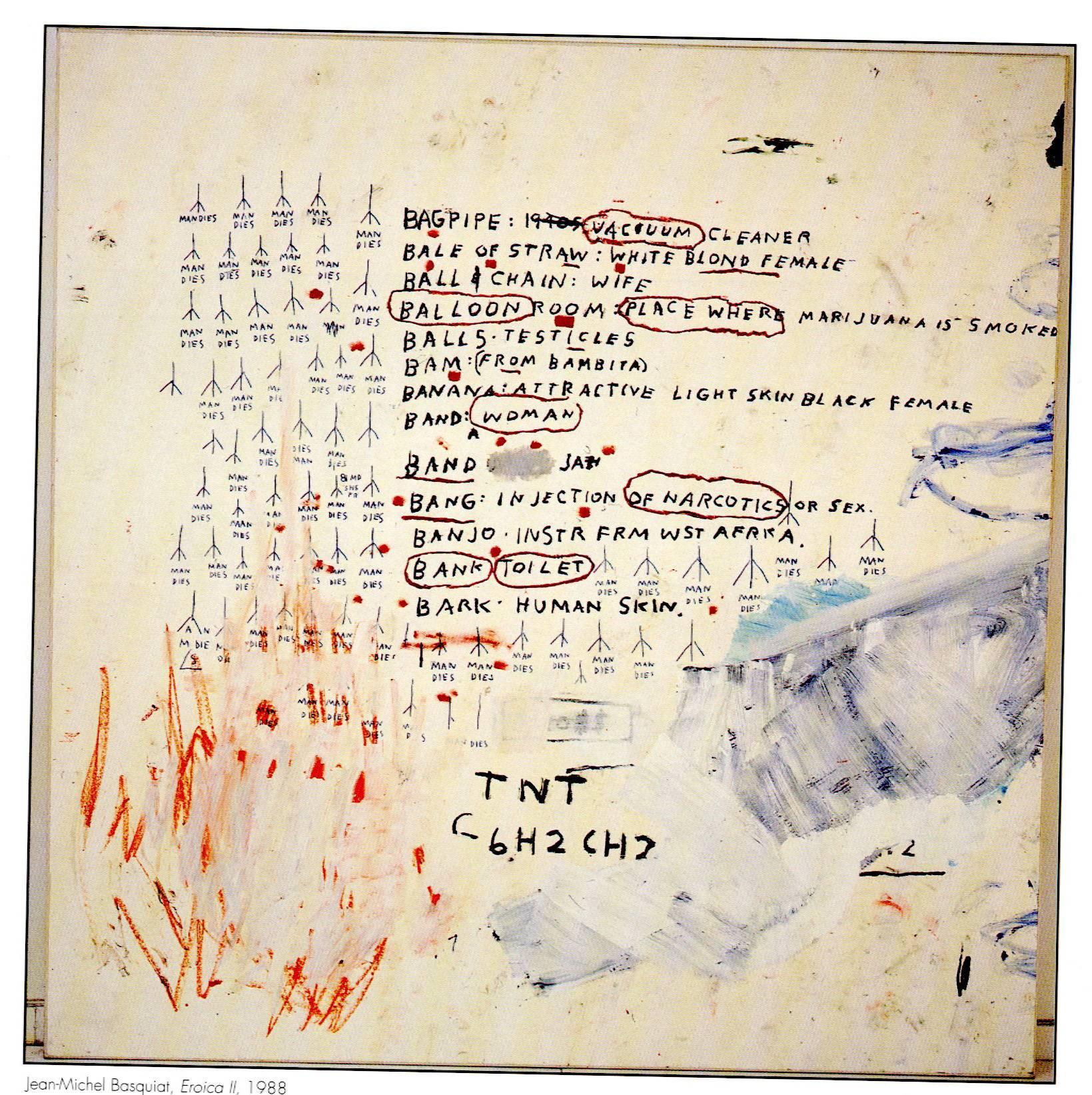 Fin du 20e siècle Catalogue de l'exposition Basquiat, 1995 (Basquiat Two Cents) en vente