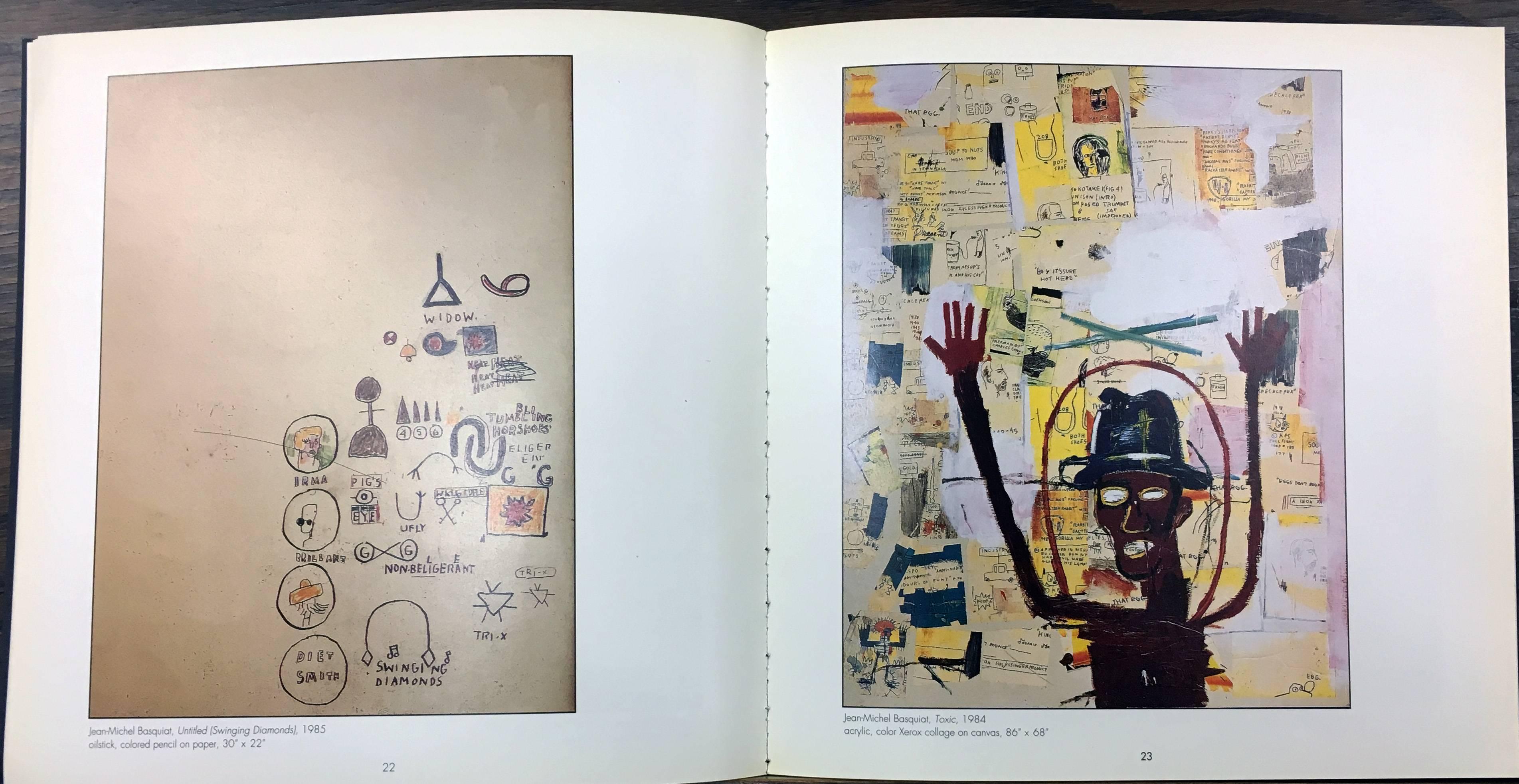 Papier Catalogue de l'exposition Basquiat, 1995 (Basquiat Two Cents) en vente
