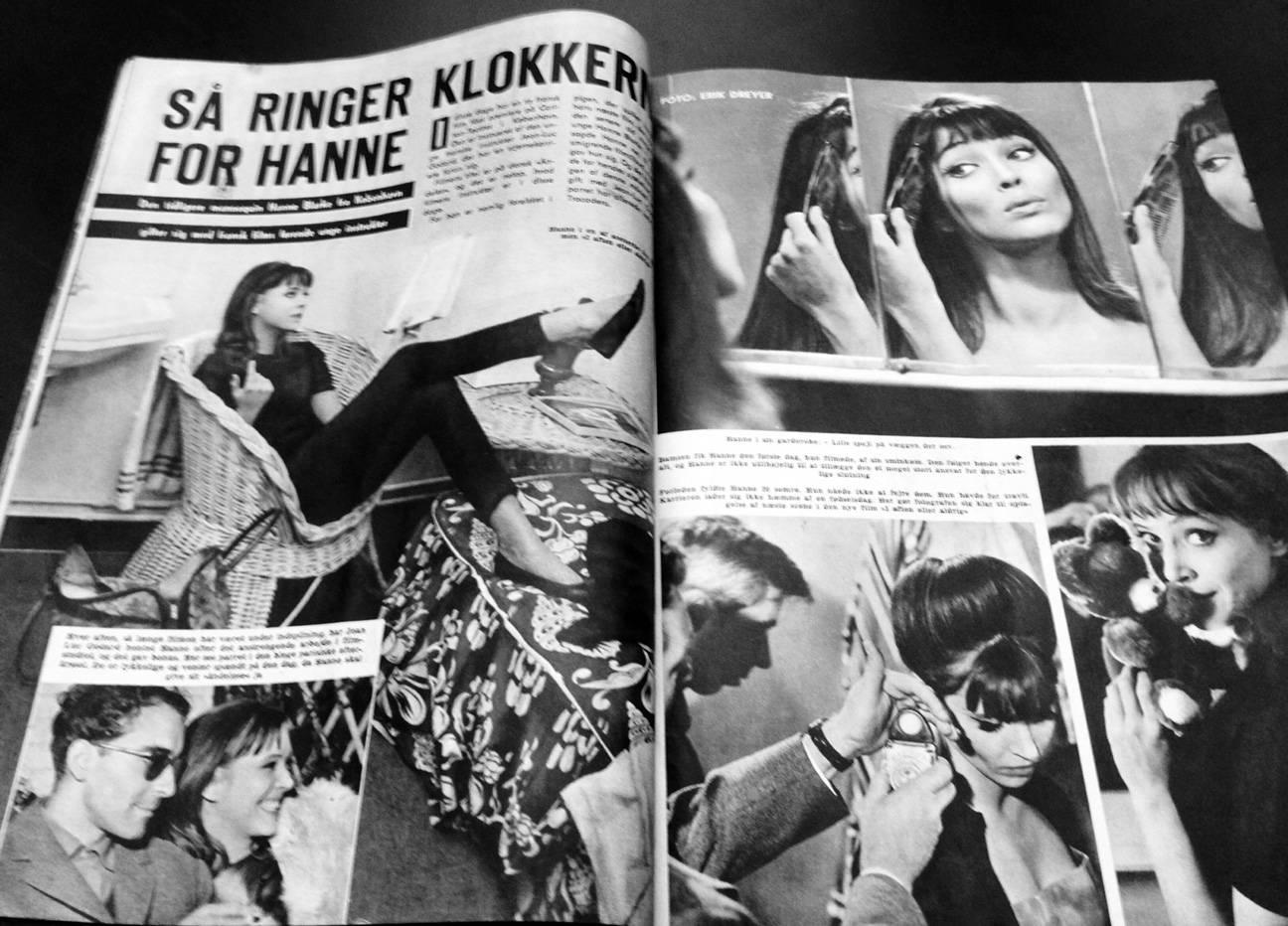 Jean-Luc Godard
Vintage original 1960 Se Og Hør magazine featuring a fantastic Jean Luc Godard/Anna Karina cover that would look very cool framed.

Full magazine. 8 x 10 inches. Staple bound. Approximately 40 pages.
Some minor staining to front