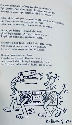 Keith Haring illustration art 1984