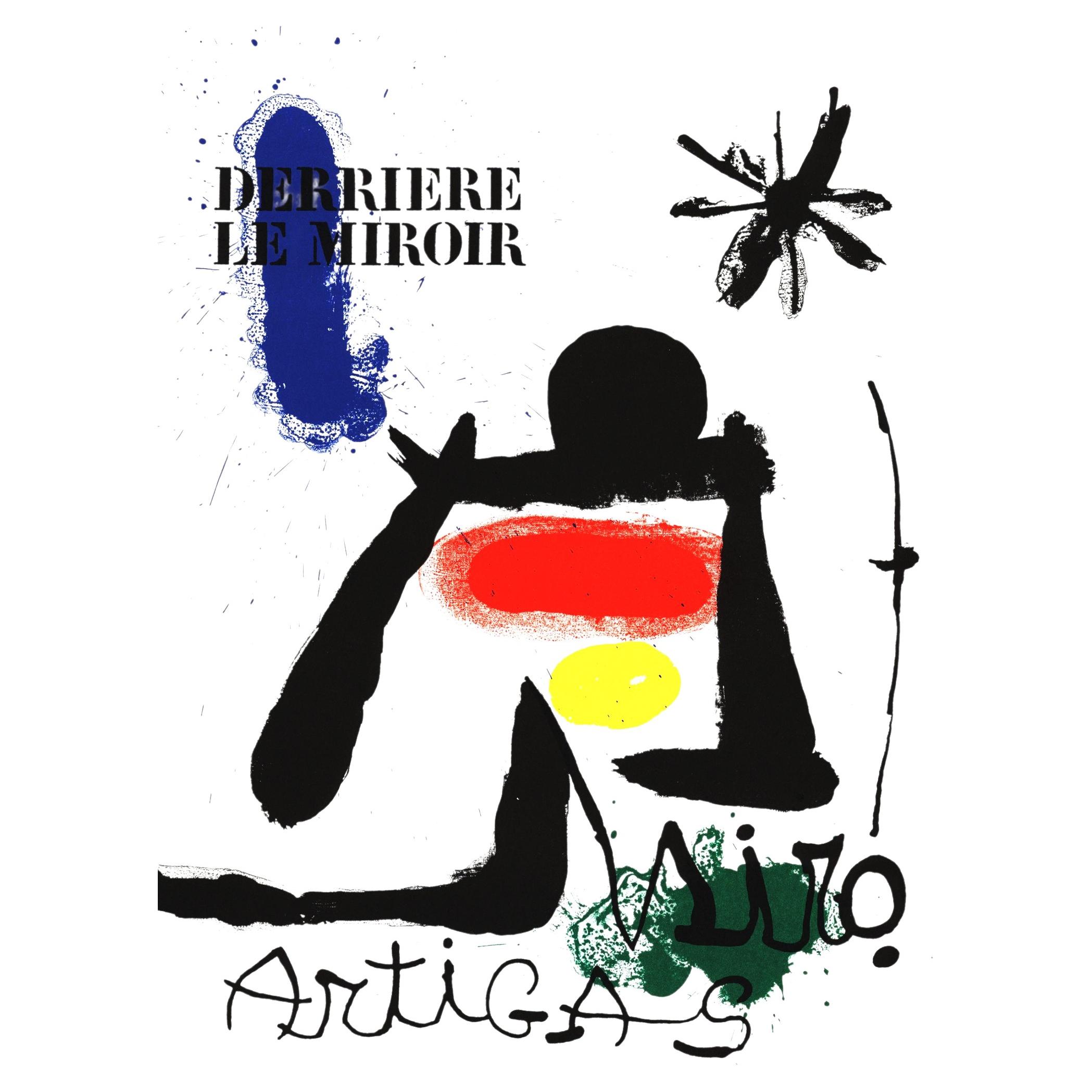Joan Miró lithographic cover (from Derrière le miroir)