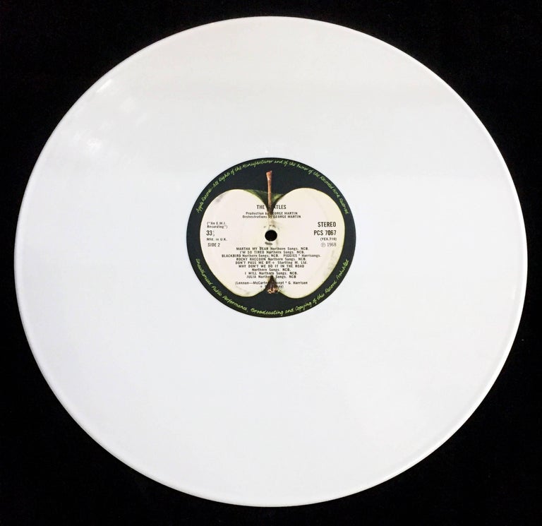 Beatles White Album, Rare White Vinyl Pressing at 1stDibs