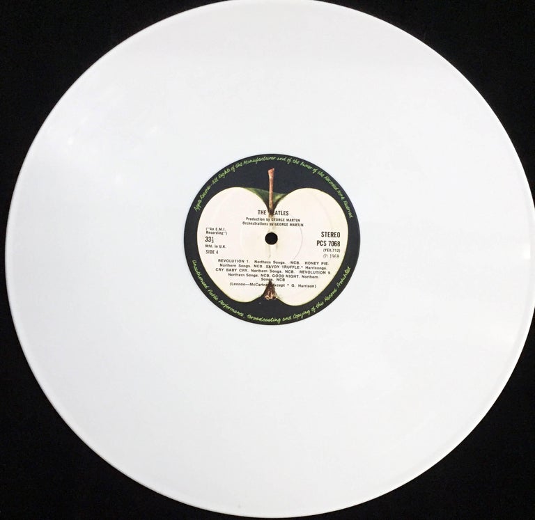 Beatles White Album, Rare White Vinyl