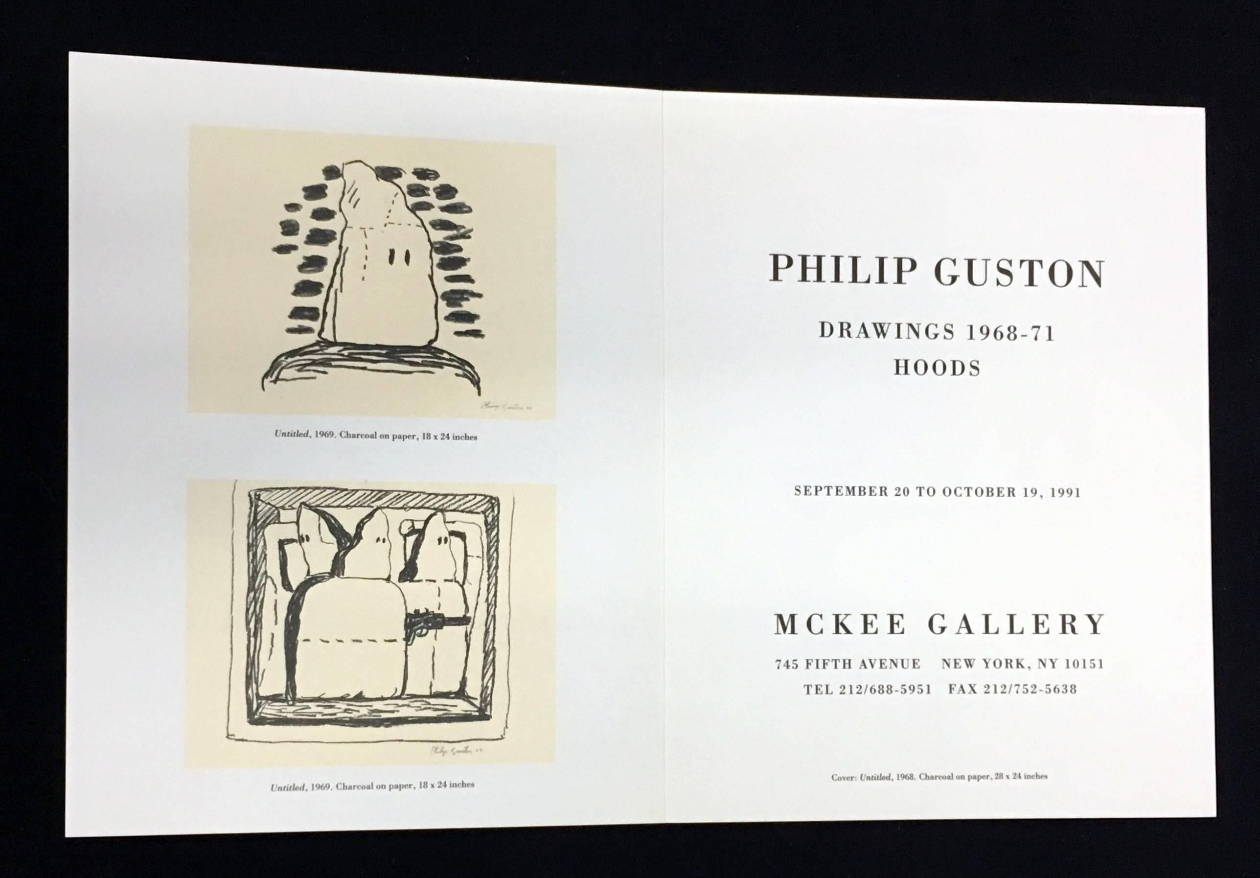 A set of four vintage Philip Guston announcement cards for 1982, 1983 and 1985 shows at Mckee Gallery, New York. 

Offset print on cardstock
dimensions: 7 x 9 (2), 8.5 x 6.5 and 6 x 9 inches
Very good condition for all 
Quite decorative and