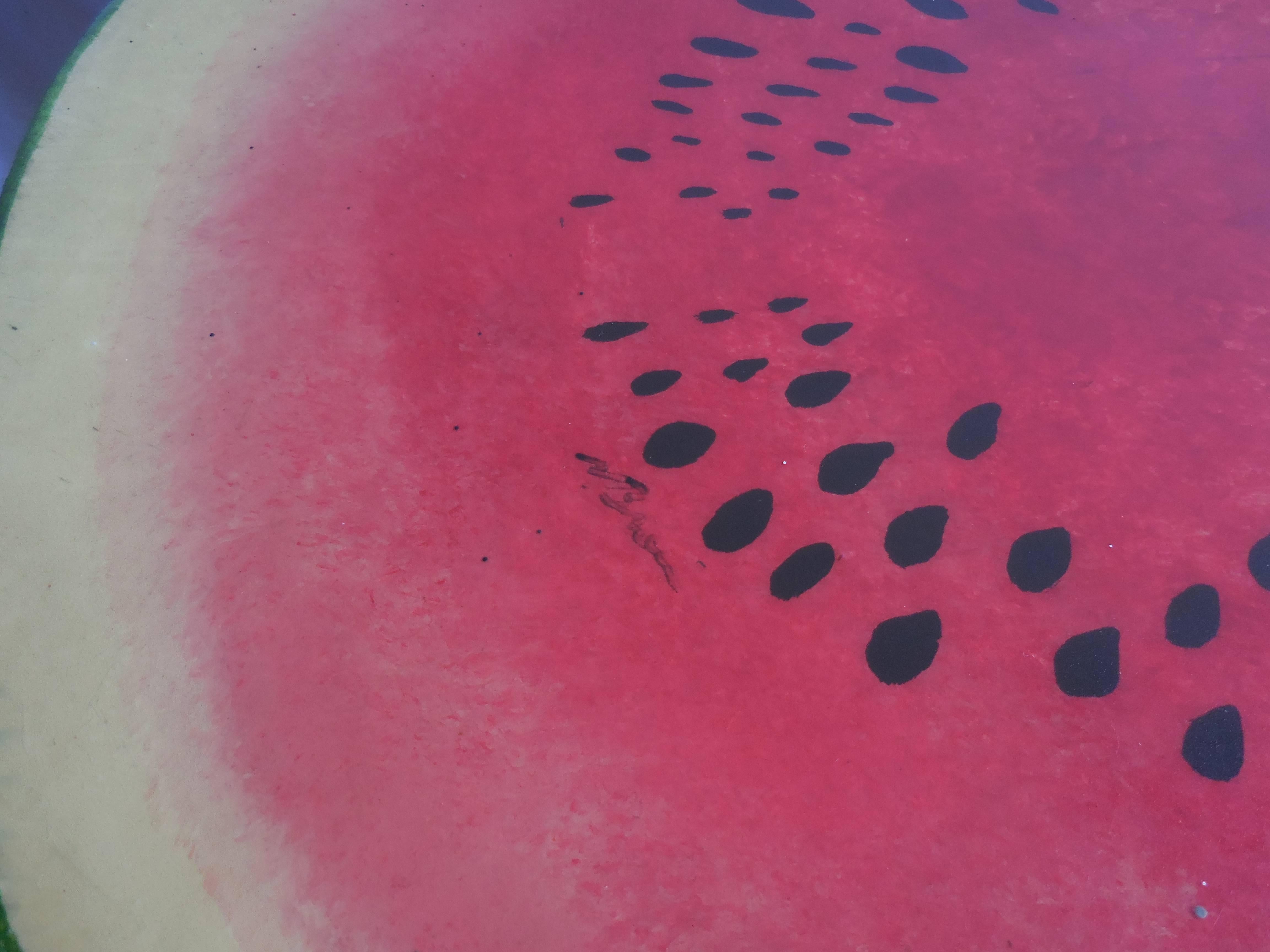 watermelon side table