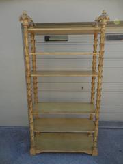 Mid-Century Palm Leaf Etagere