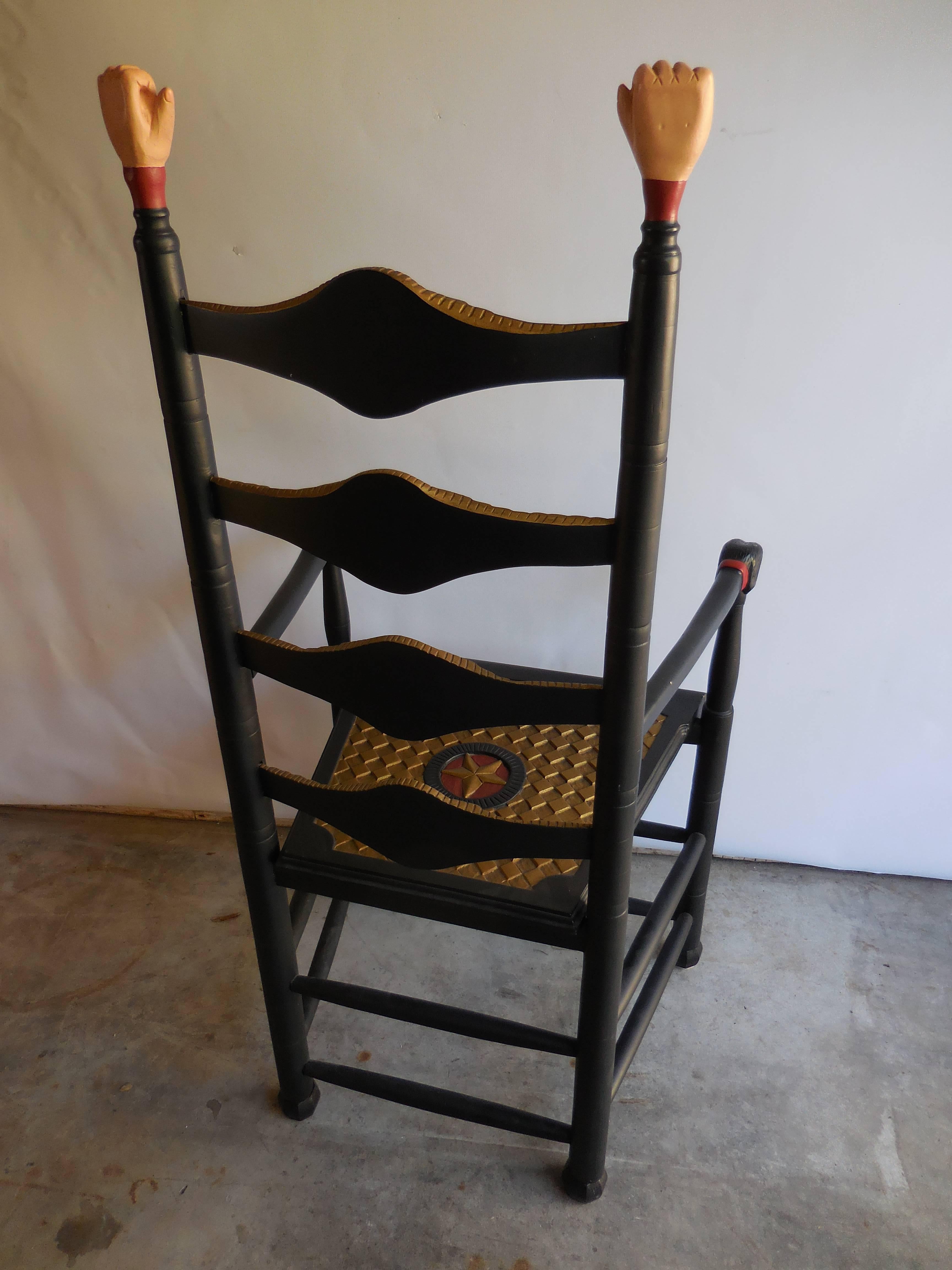 20th Century Contemporary Handmade Armchair For Sale