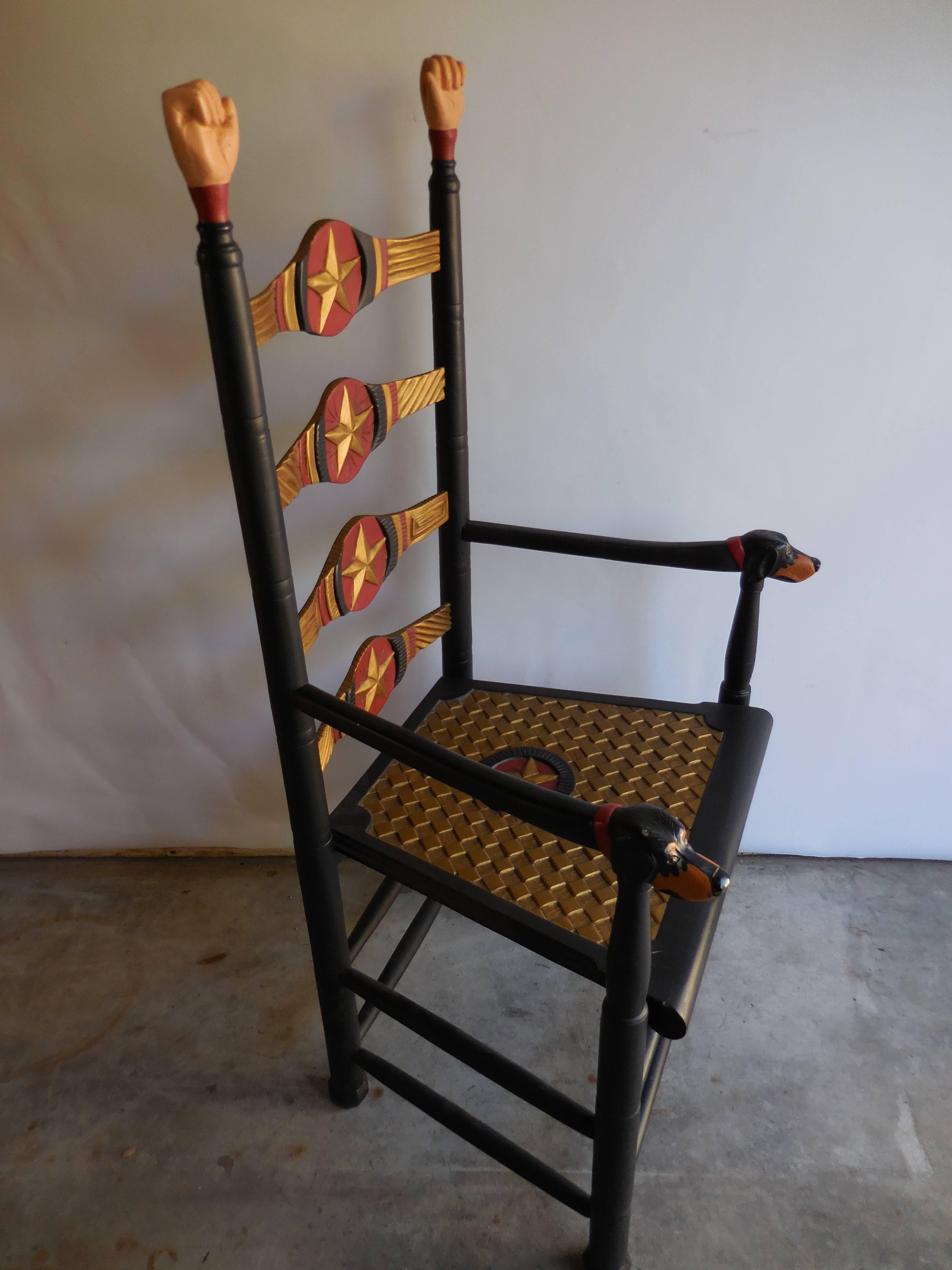 Contemporary Handmade Armchair For Sale 1