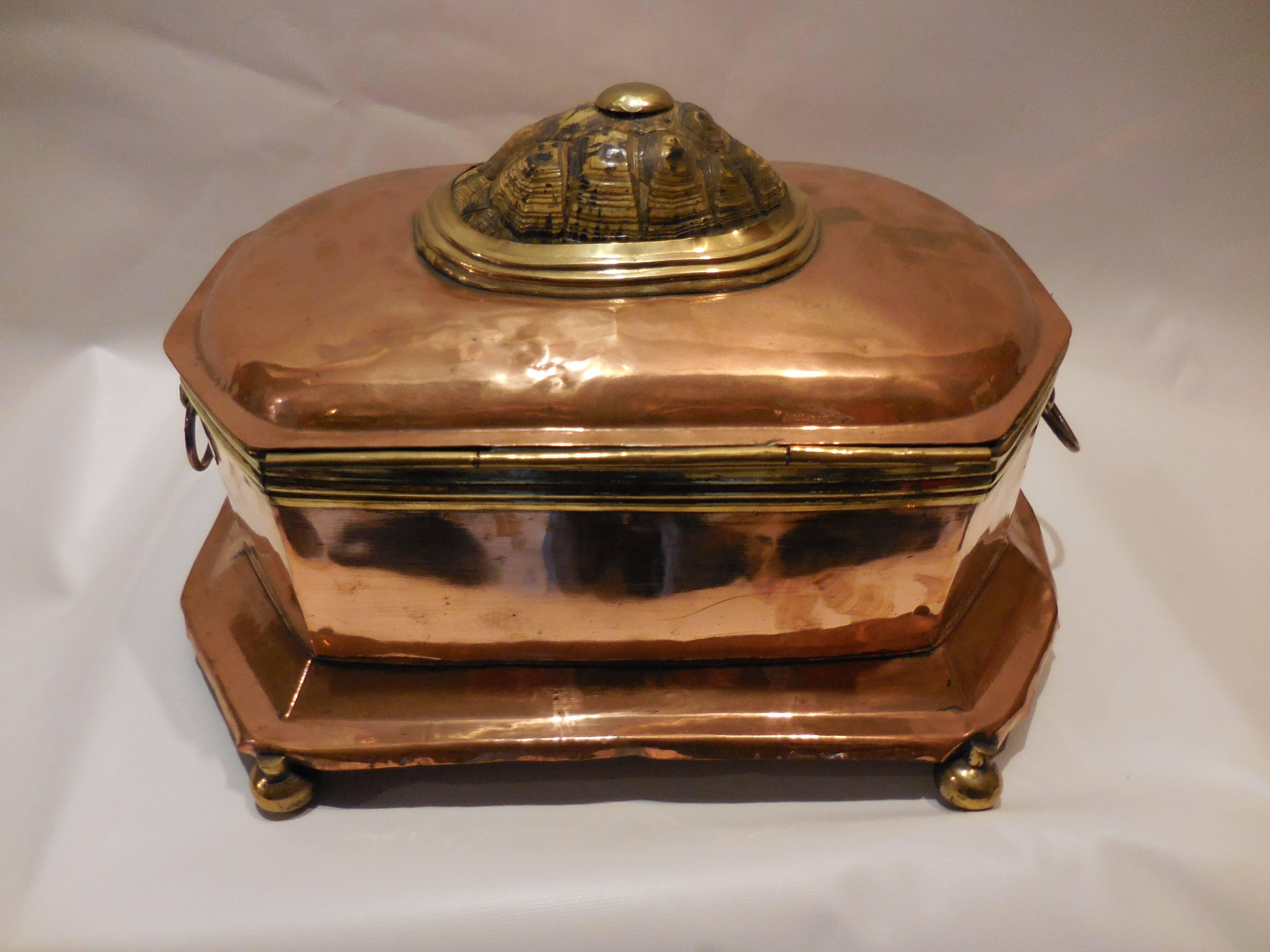 19th Century Copper Casket For Sale 1