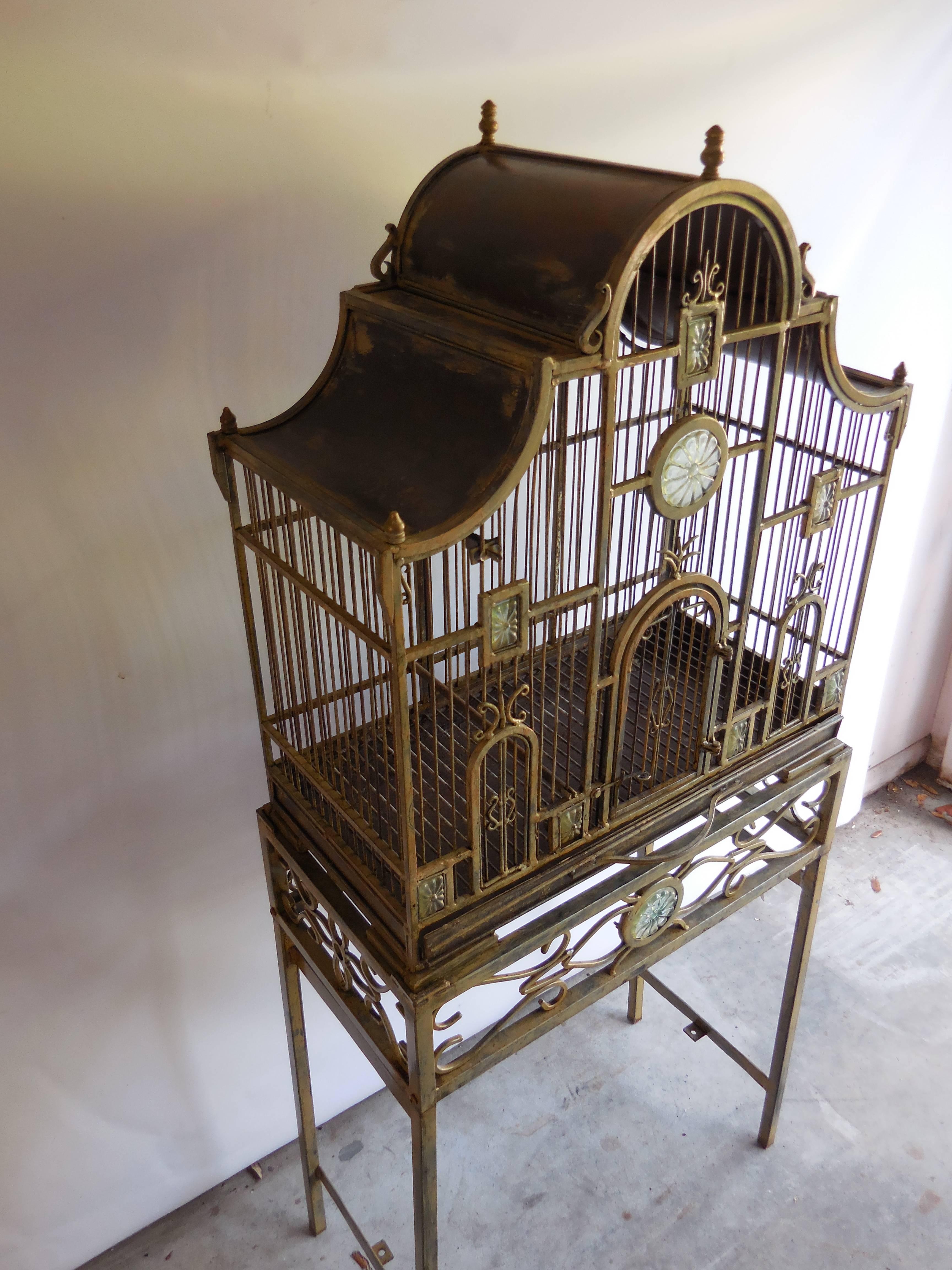European 1920s English Birdcage For Sale
