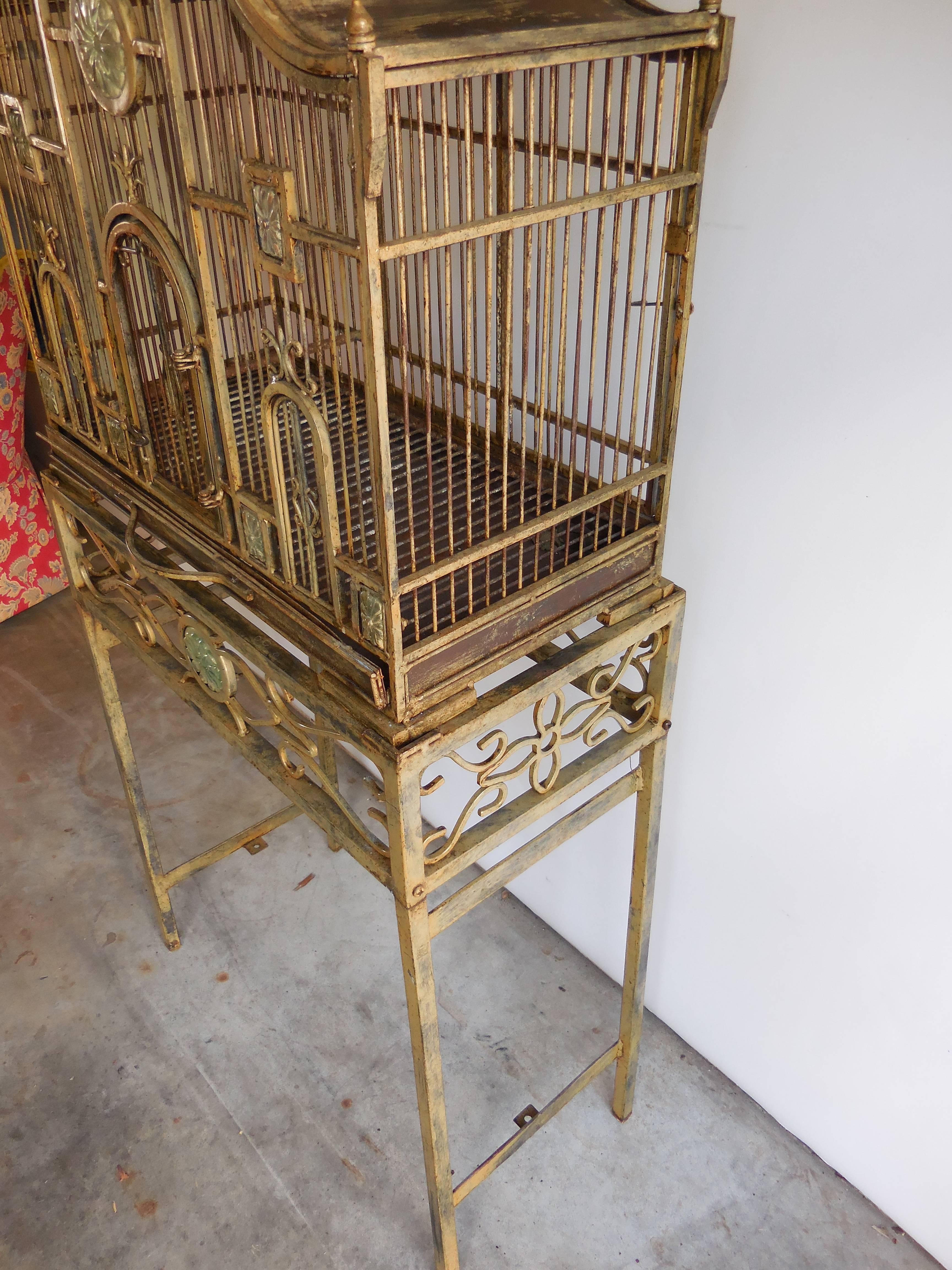 1920s English Birdcage In Good Condition For Sale In West Palm Beach, FL