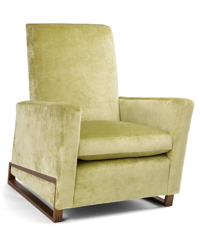 New Handmade Contemporary/Modern, Chair, Velvet Fabric with