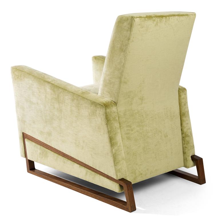 New Handmade Contemporary/Modern, Chair, Velvet Fabric with
