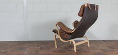 Bruno Mathsson Pernilla Lounge Chair Produced in Sweden