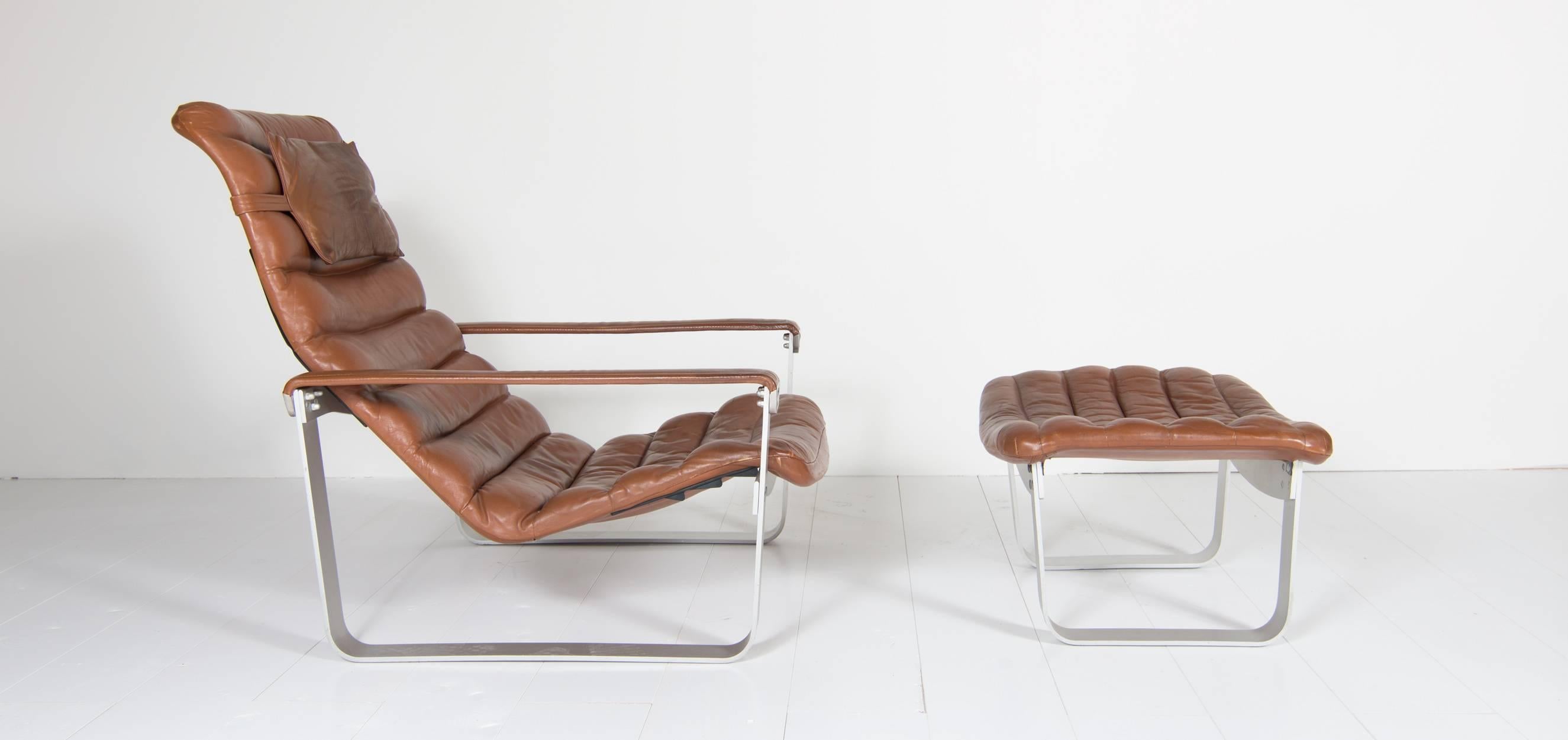 Mid-Century Modern Asko Chair Model Pulkka Designed by Ilmari Lappalainen, 1968