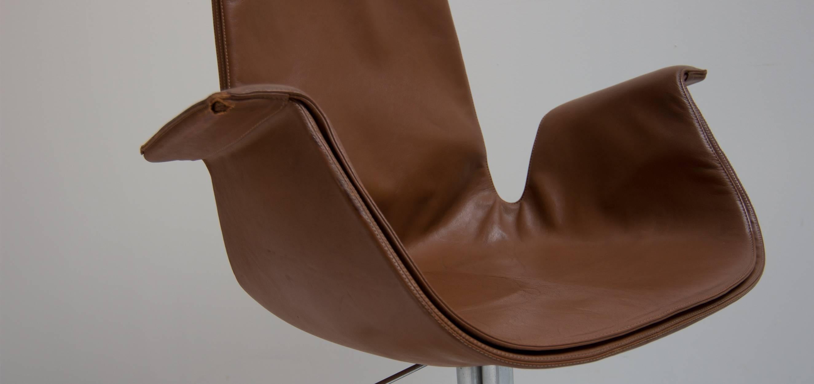 Jørgen Kastholm office chair produced by Kill international In Good Condition In Sint Oedenrode, NL