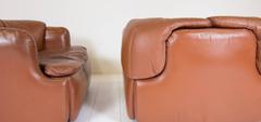Saporiti Lounge Chairs Designed, Alberto Rosselli Model Confidential, Set of Two