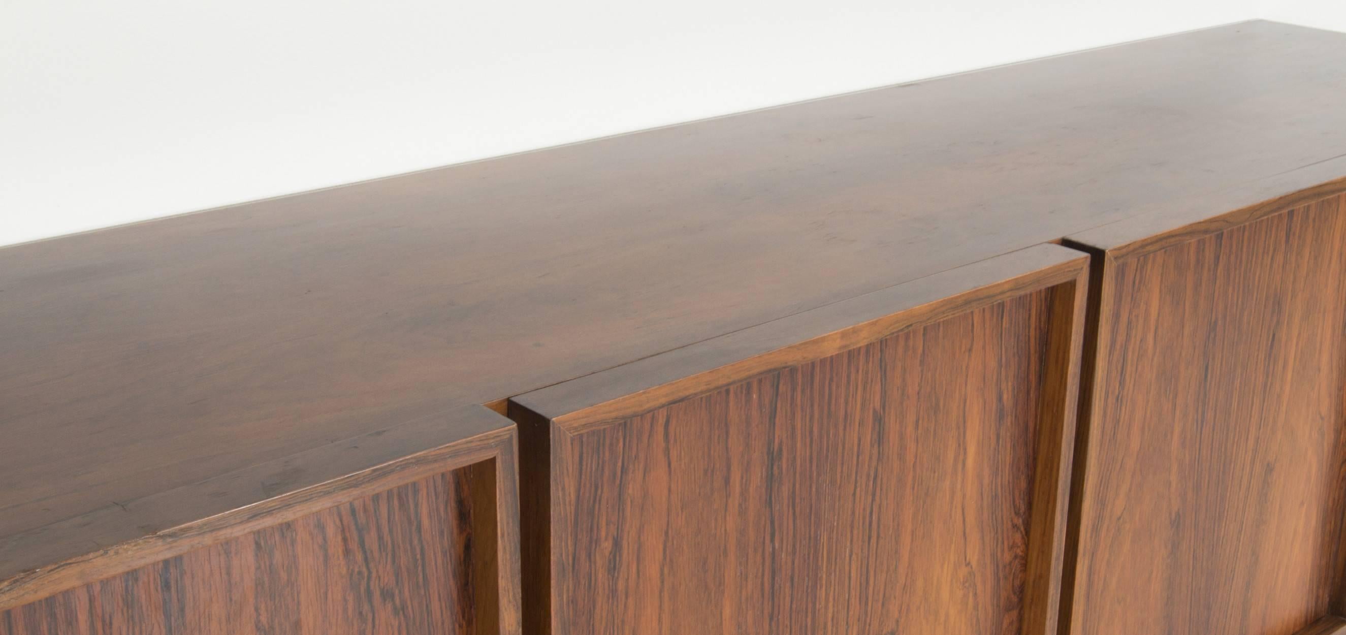 Renz Sideboard in Rosewood Designed by Walter Wirz For Sale 2