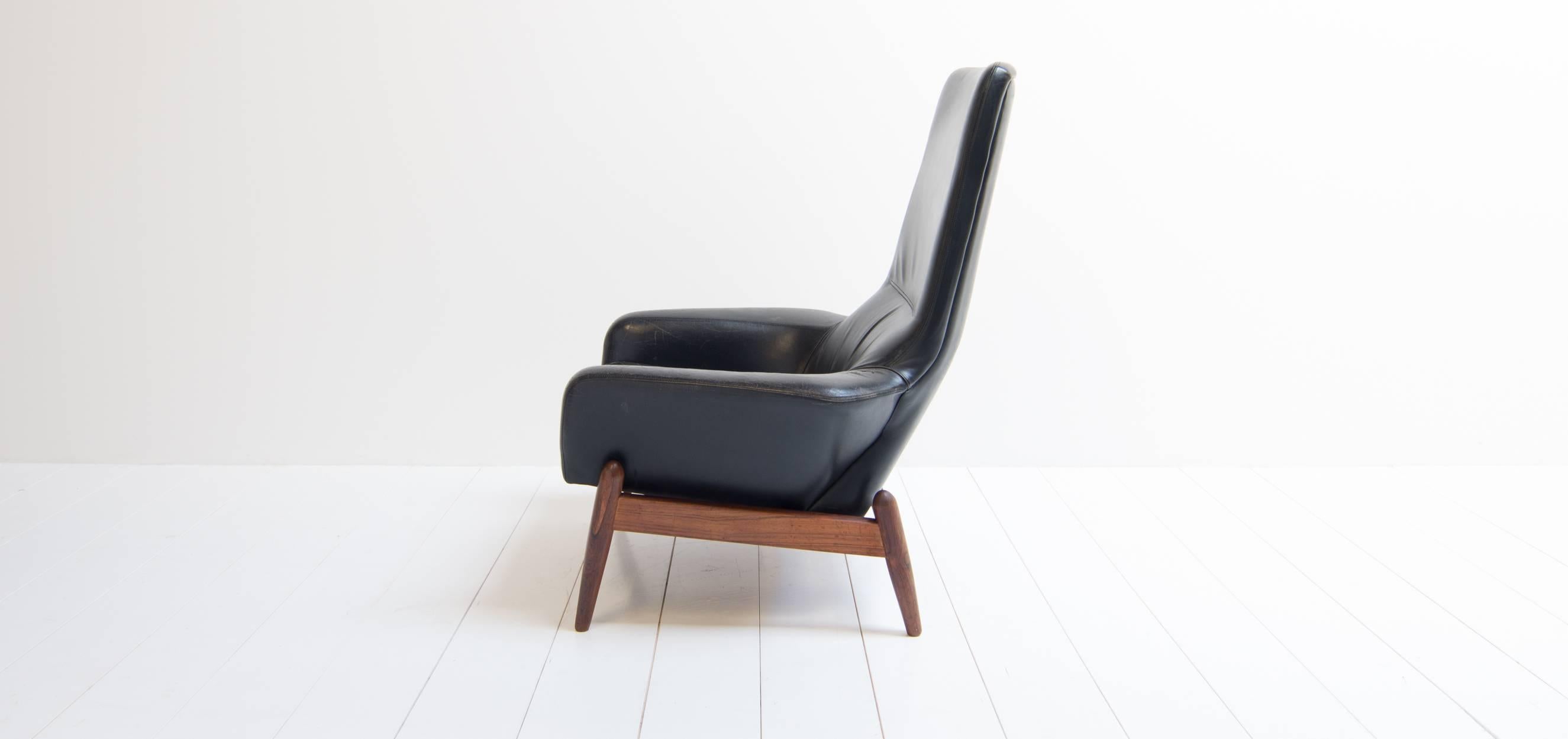 Ib Kofod Larsen Bovenkamp Lounge Chair from the 1960s In Good Condition For Sale In Sint Oedenrode, NL