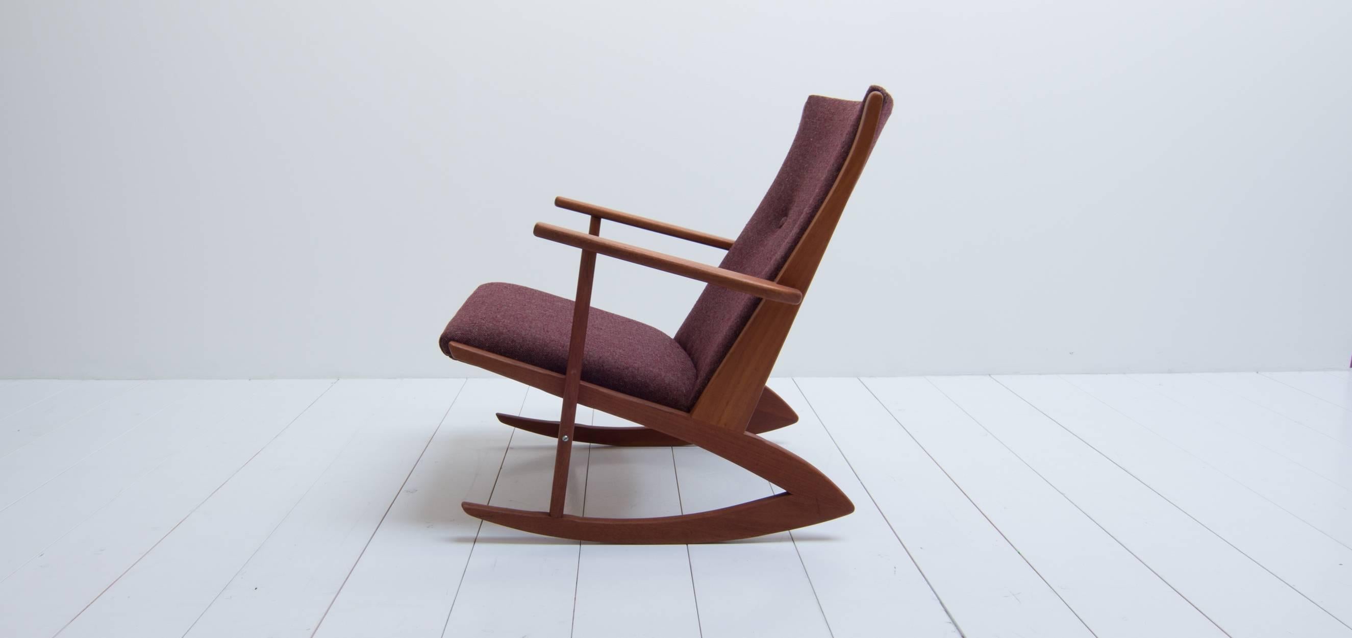 Mid-20th Century Georg Jensen Rocking Chair Boomerang from 1958 For Sale