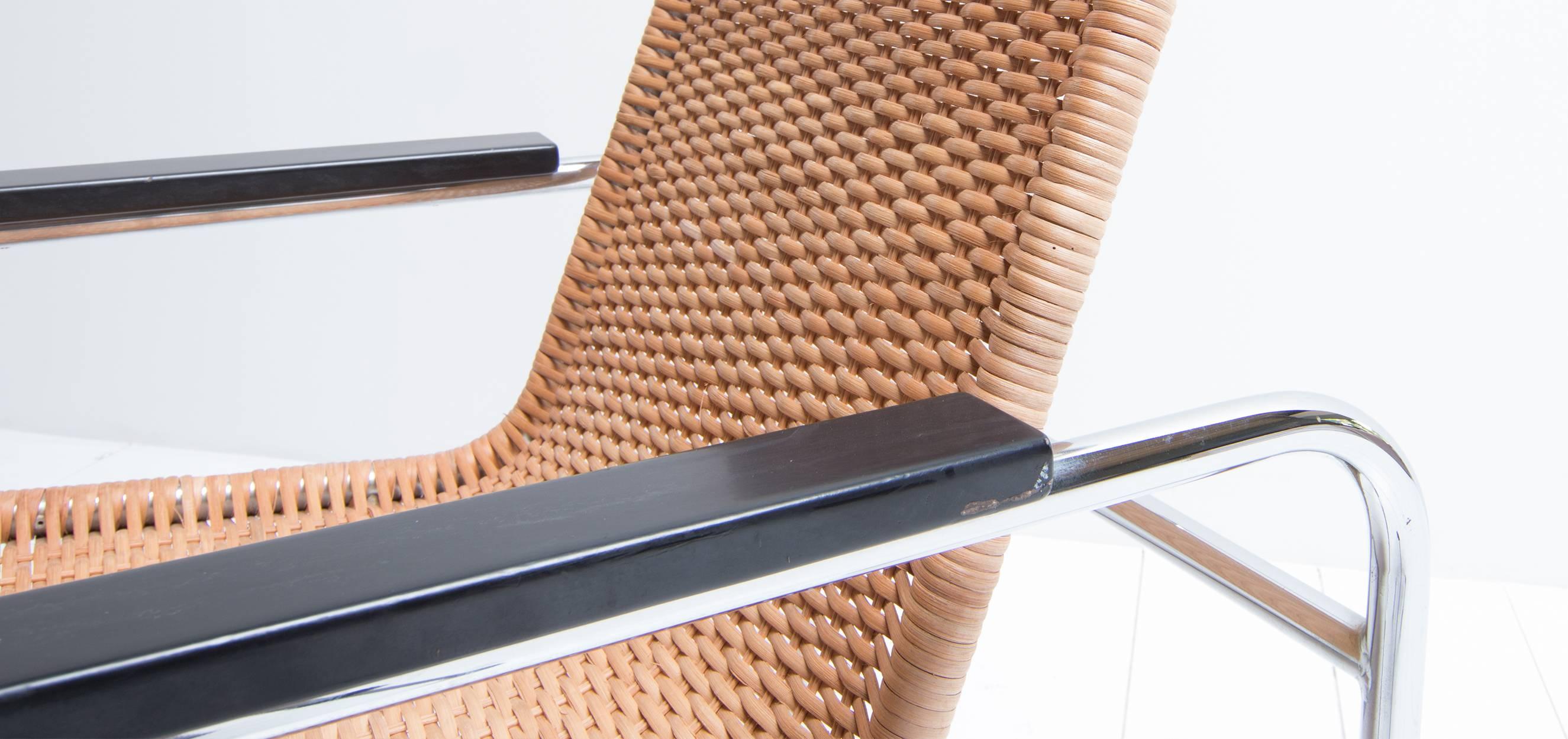 Mid-Century Modern Vintage Design Cantilever Chair Model B35, Designed by Marcel Breuer