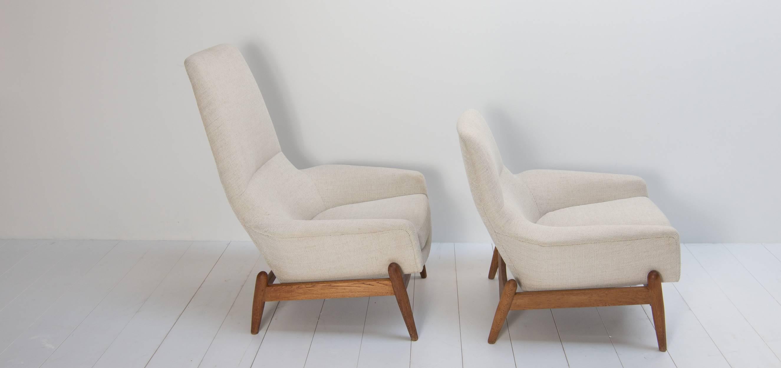 Scandinavian Modern Bovenkamp Lounge Chairs Designed by Ib Kofod-Larsen