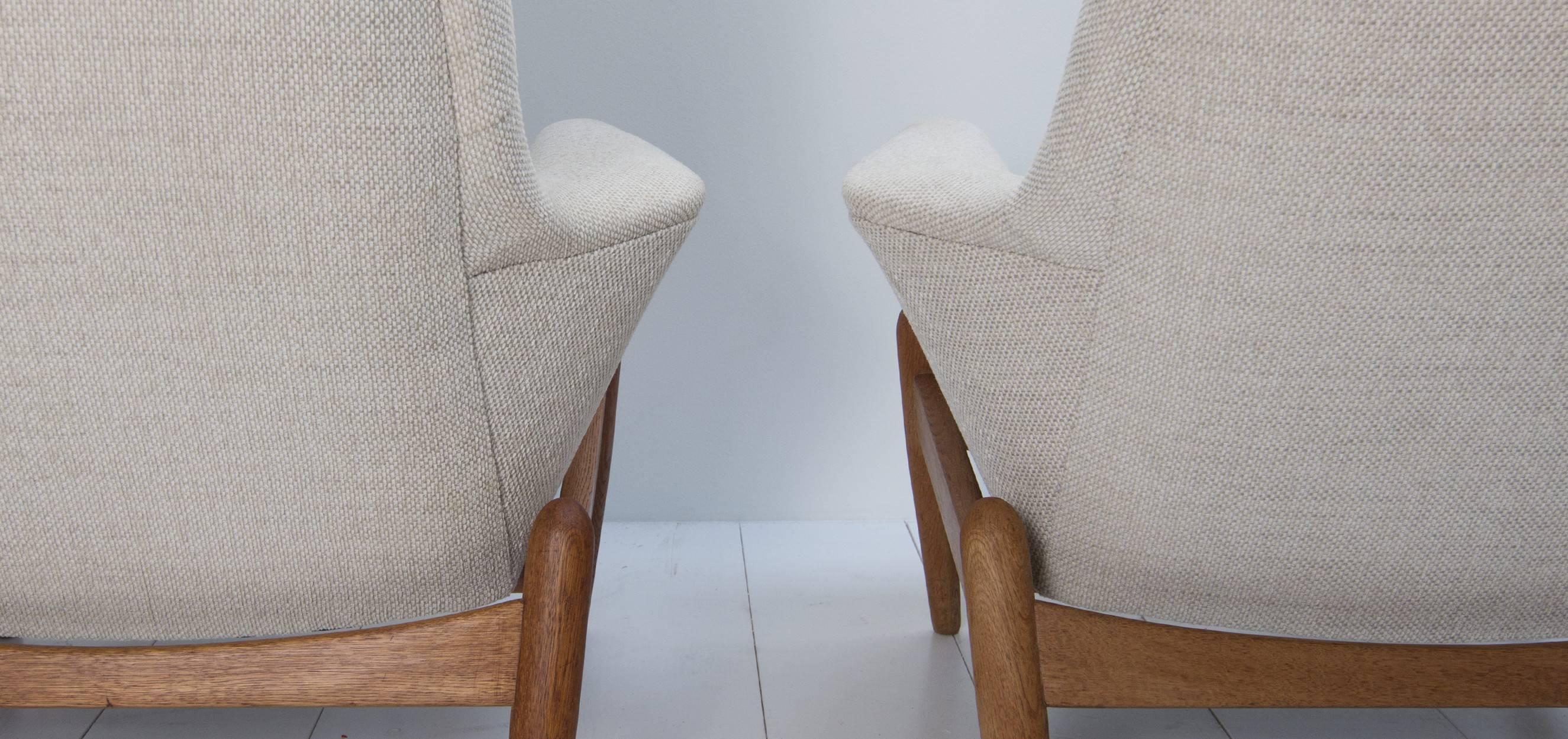 Mid-20th Century Bovenkamp Lounge Chairs Designed by Ib Kofod-Larsen