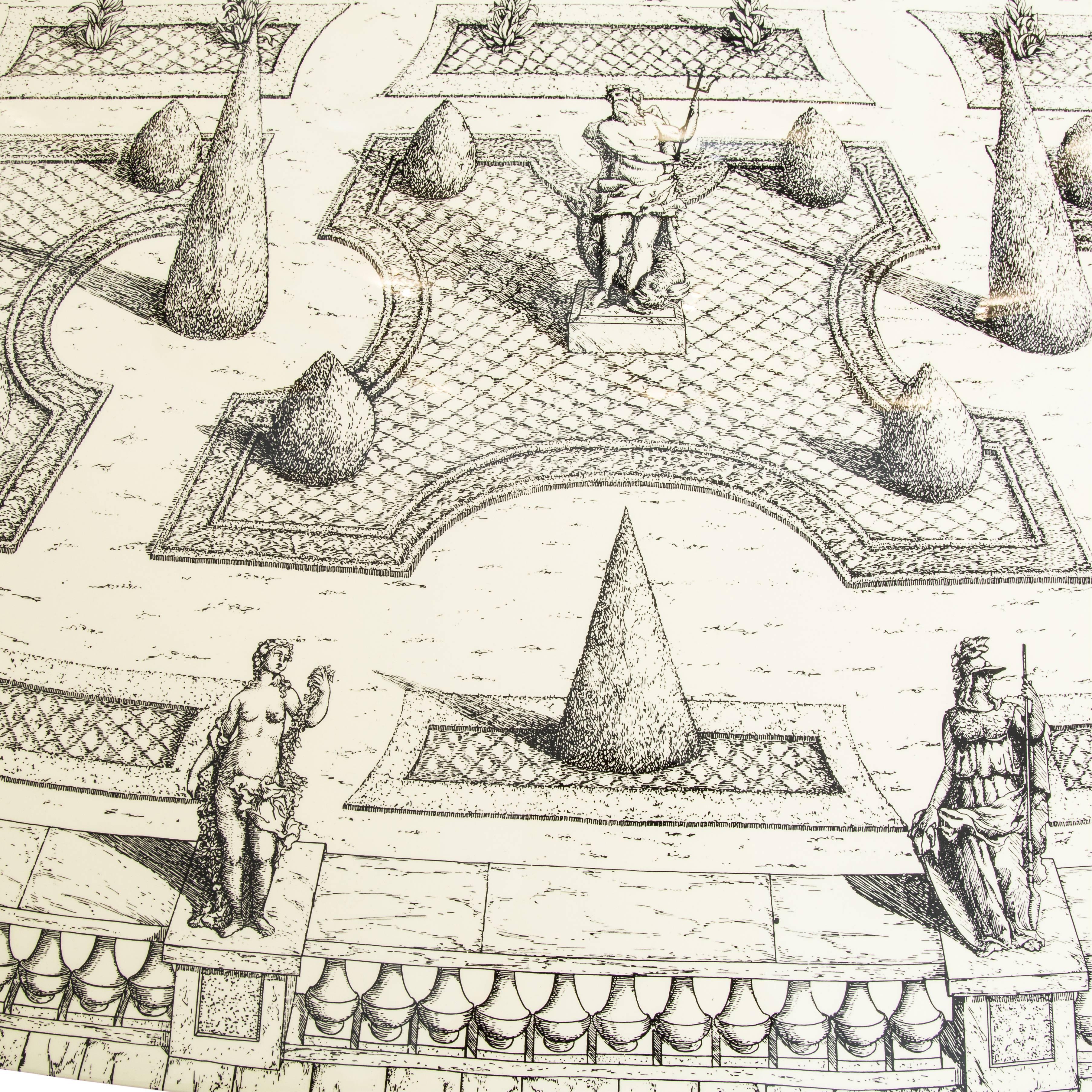 Italian Fornasetti Cabinet Chest Palladiana For Sale