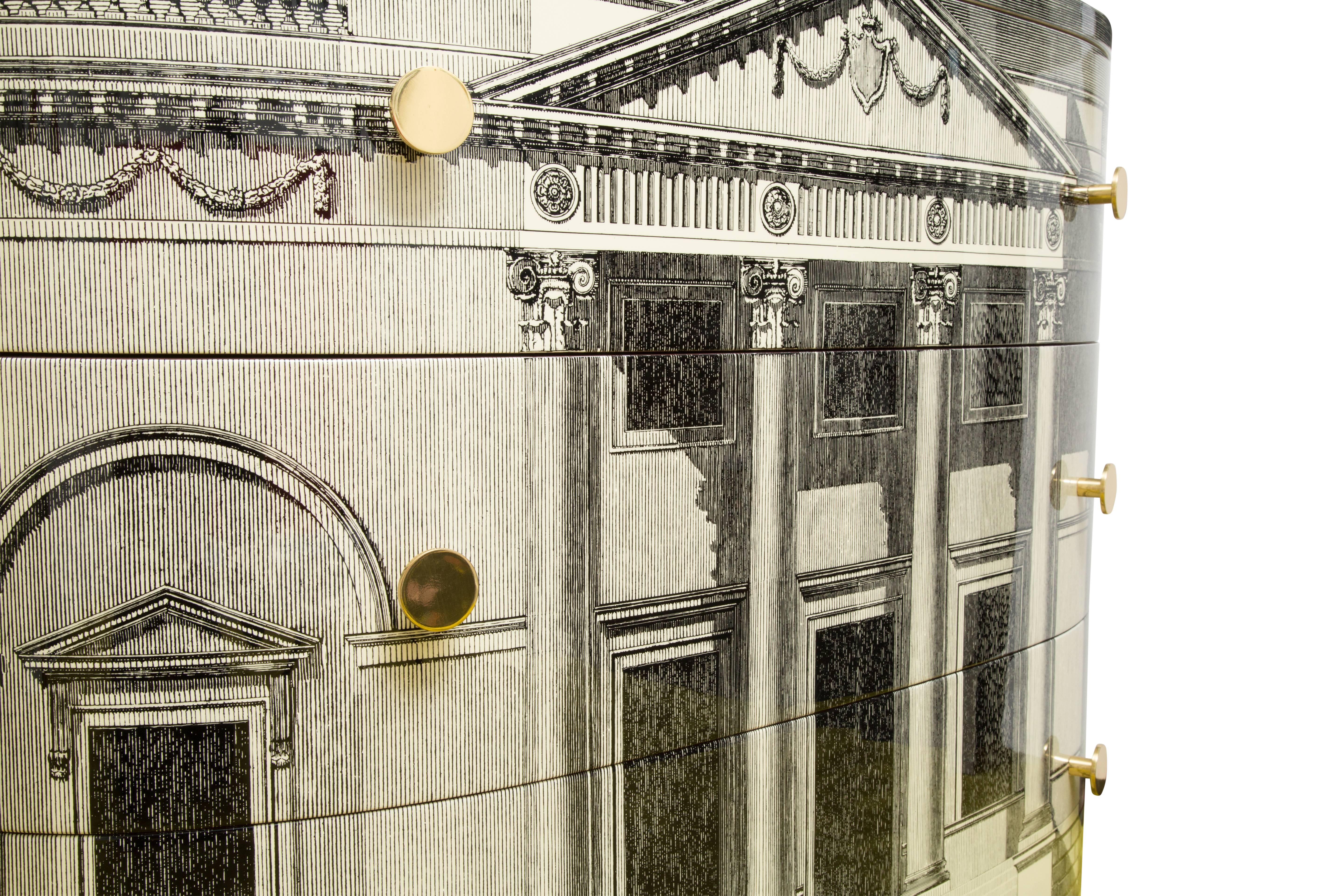 20th Century Fornasetti Cabinet Chest Palladiana For Sale