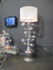 Aviation Furniture Floor Lamp Flamant Engine Pistons by Jean-Pierre Carpentier