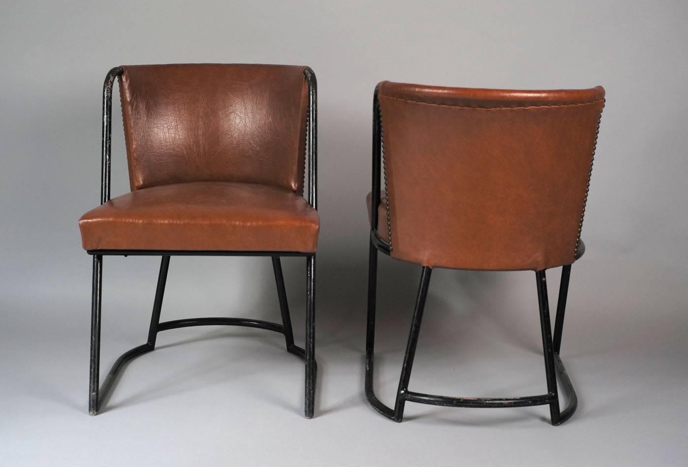 Bauhaus Armchair by Louis Sognot and Charlotte Alix for Primavera, 1930s