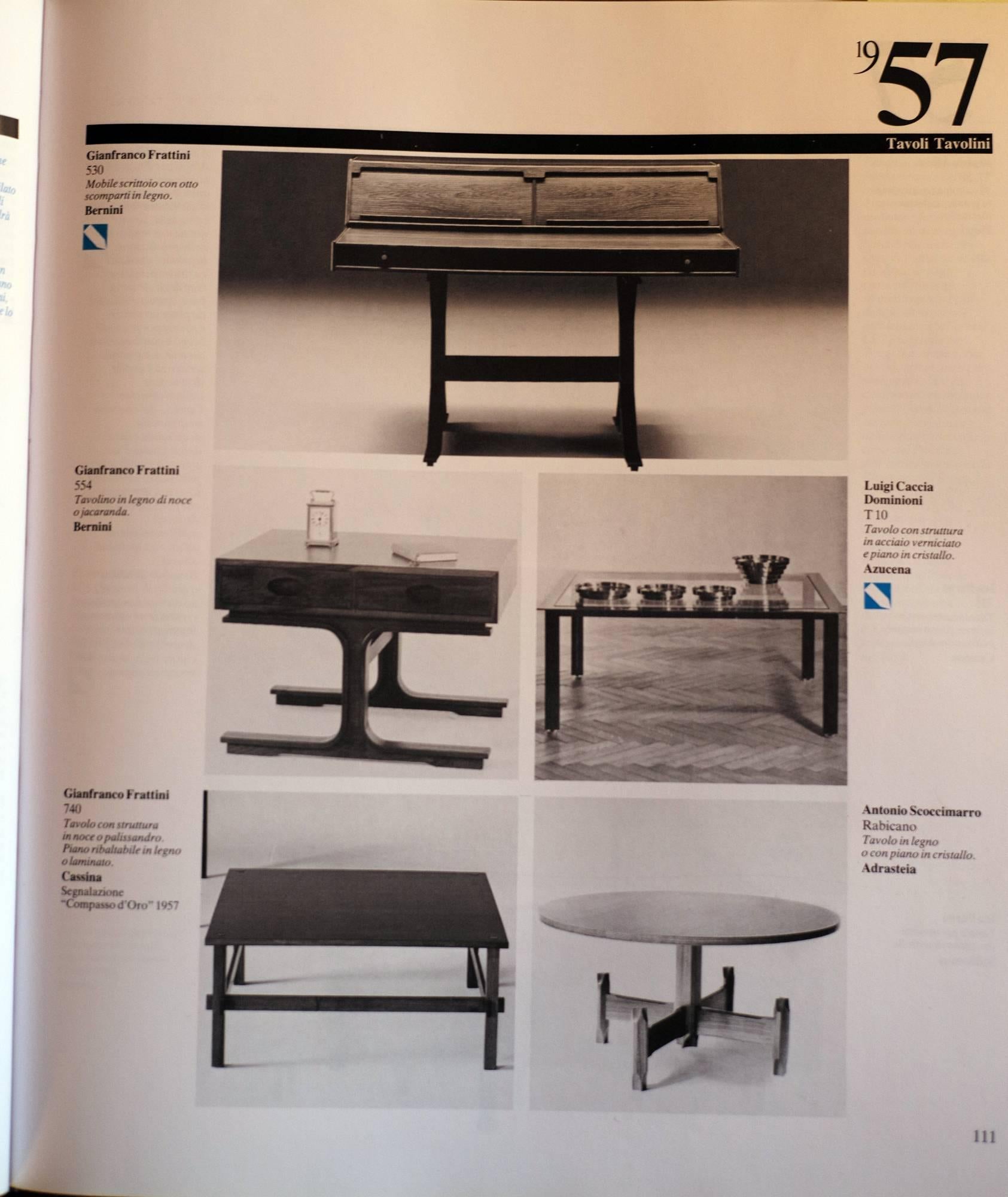 Rosewood Desk by Gianfranco Frattini for Bernini, 1957 3