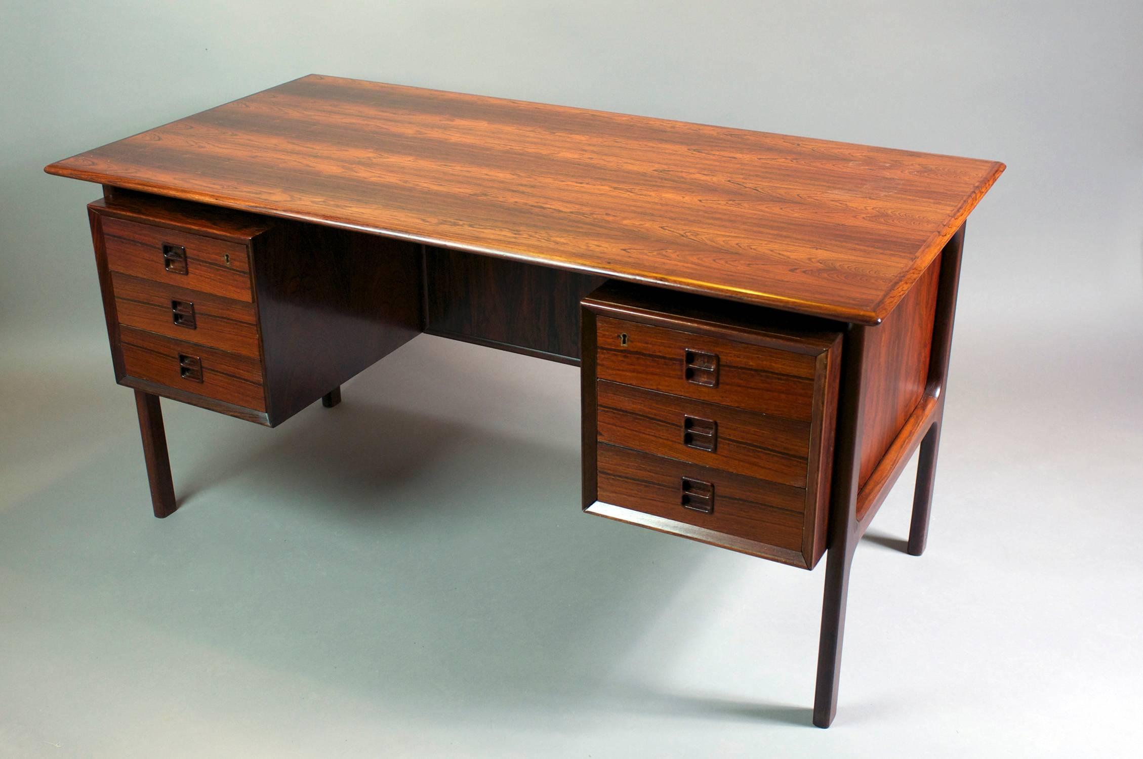 Mid-20th Century Two-Pedestal Desk by Arne Vodder for Sibast, 1960