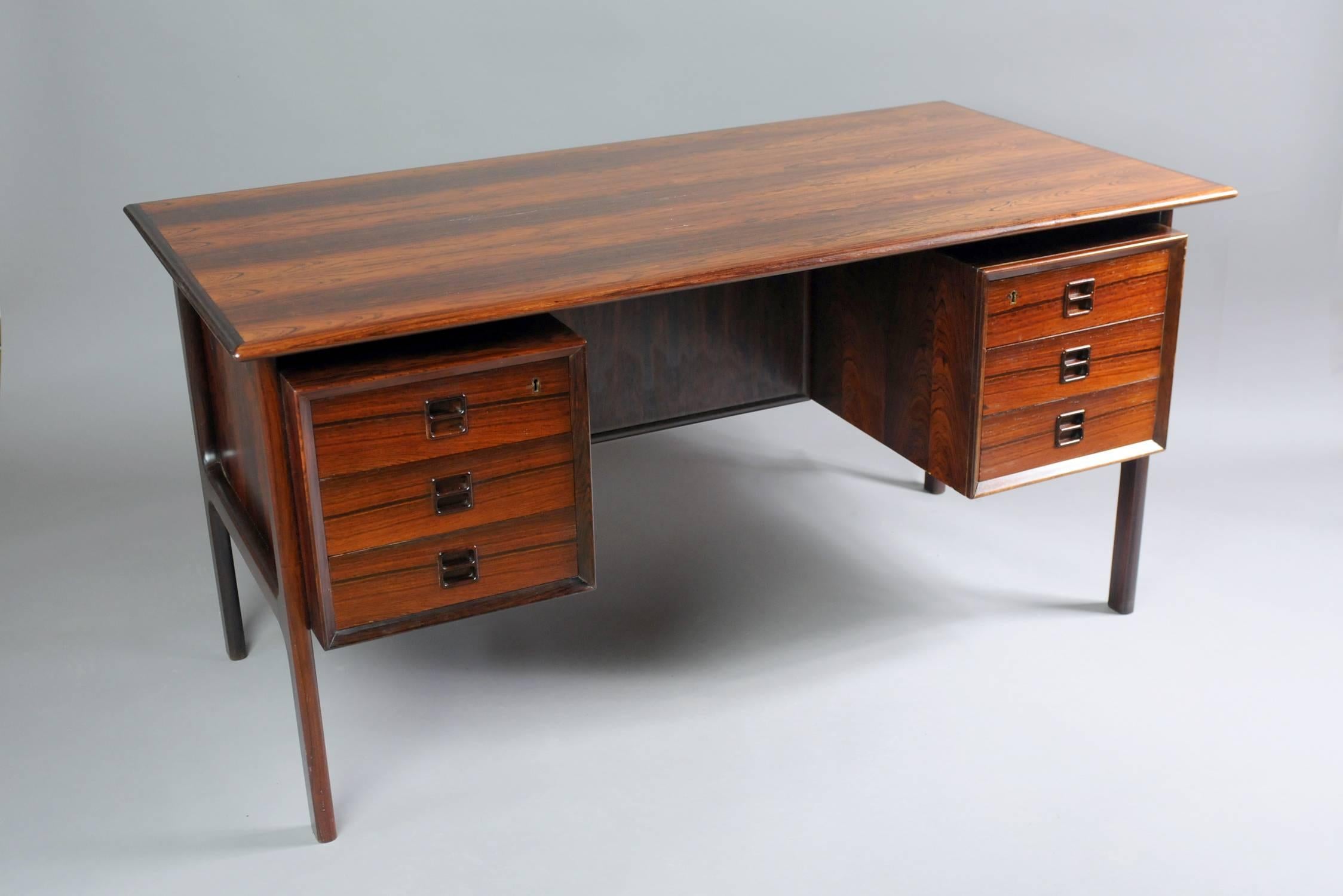 Two-Pedestal Desk by Arne Vodder for Sibast, 1960 1