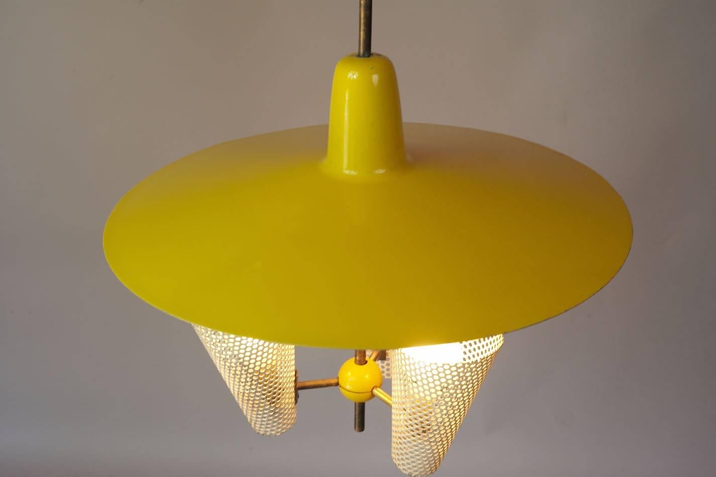 Mid-20th Century Vintage Suspension Lamp, 1955